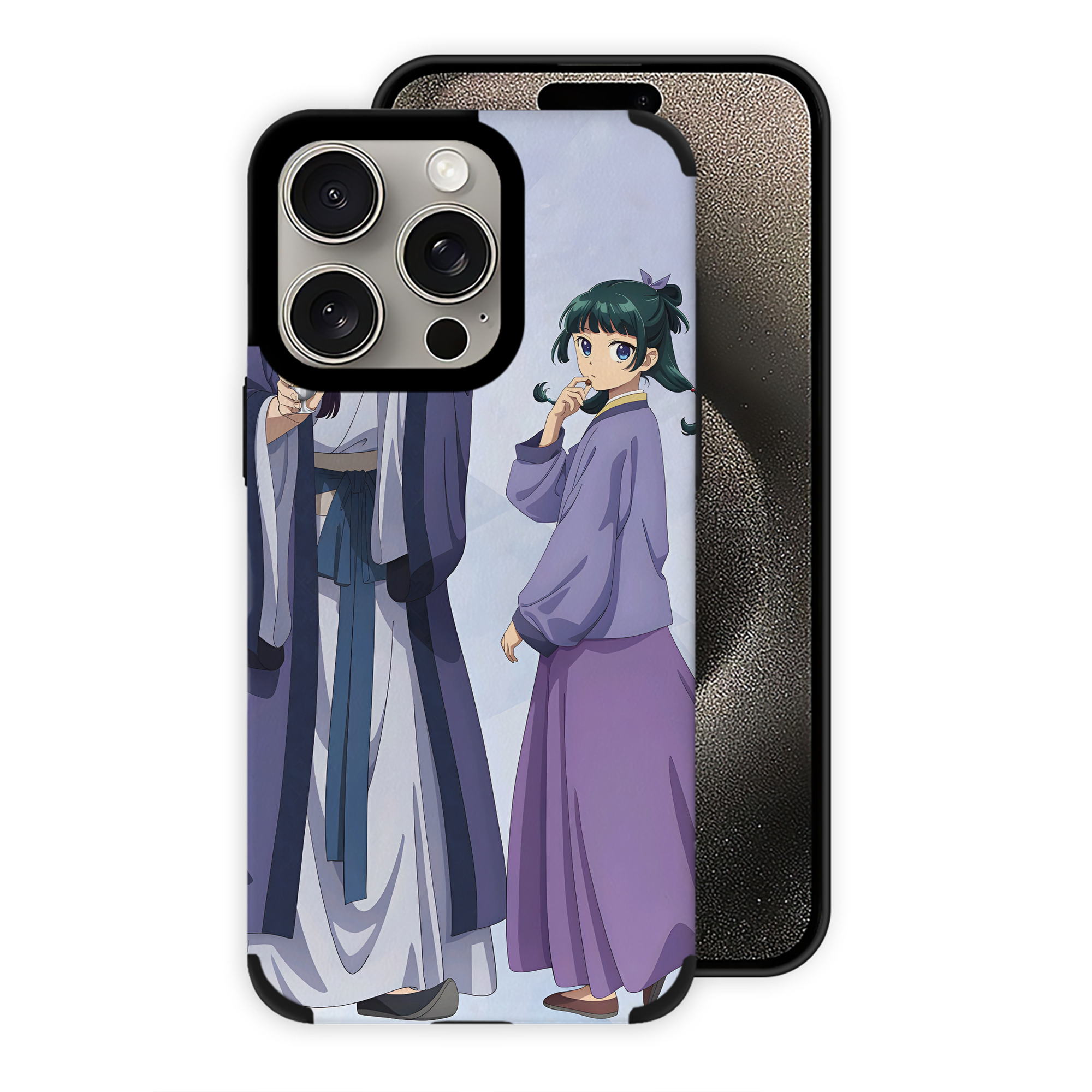 薬屋のひとりごと The Apothecary Diaries 【iPhone15ProMax対応】 PUレザー スマホケース 耐衝撃＆黄変防止