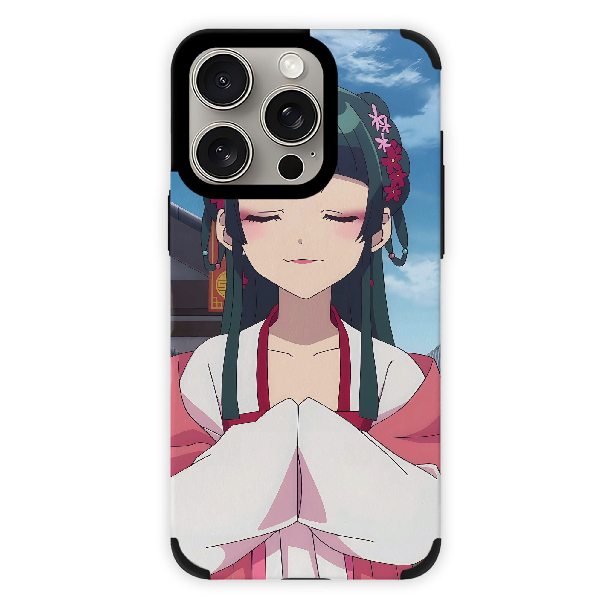 薬屋のひとりごと The Apothecary Diaries 【iPhone15ProMax対応】 PUレザー スマホケース 耐衝撃＆黄変防止