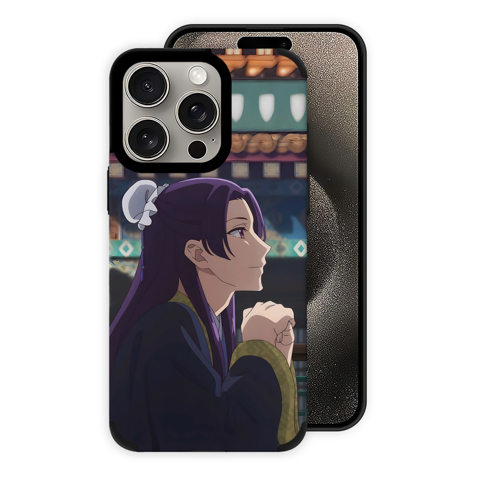 薬屋のひとりごと The Apothecary Diaries 【iPhone15ProMax対応】 PUレザー スマホケース 耐衝撃＆黄変防止