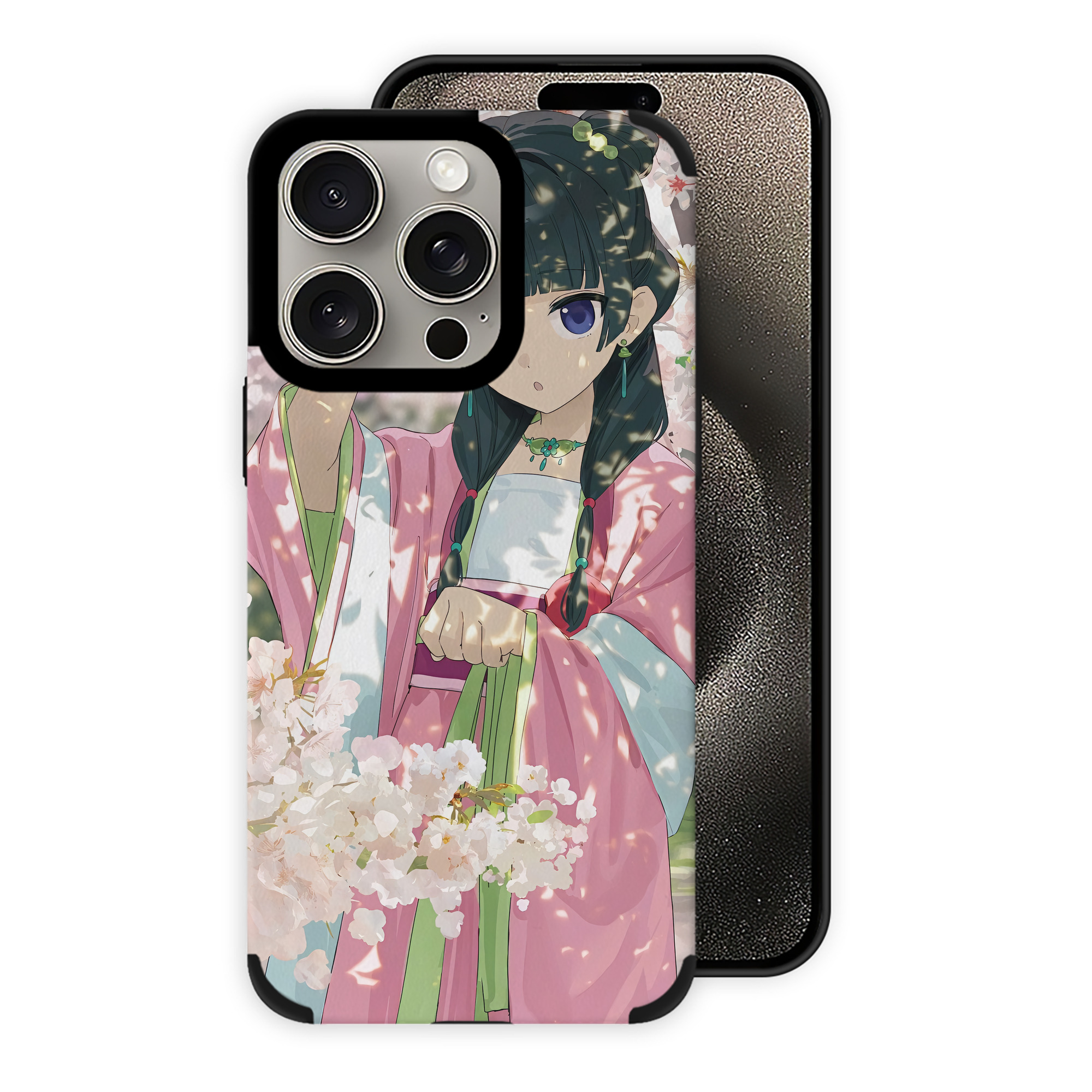 薬屋のひとりごと The Apothecary Diaries 【iPhone15ProMax対応】 PUレザー スマホケース 耐衝撃＆黄変防止