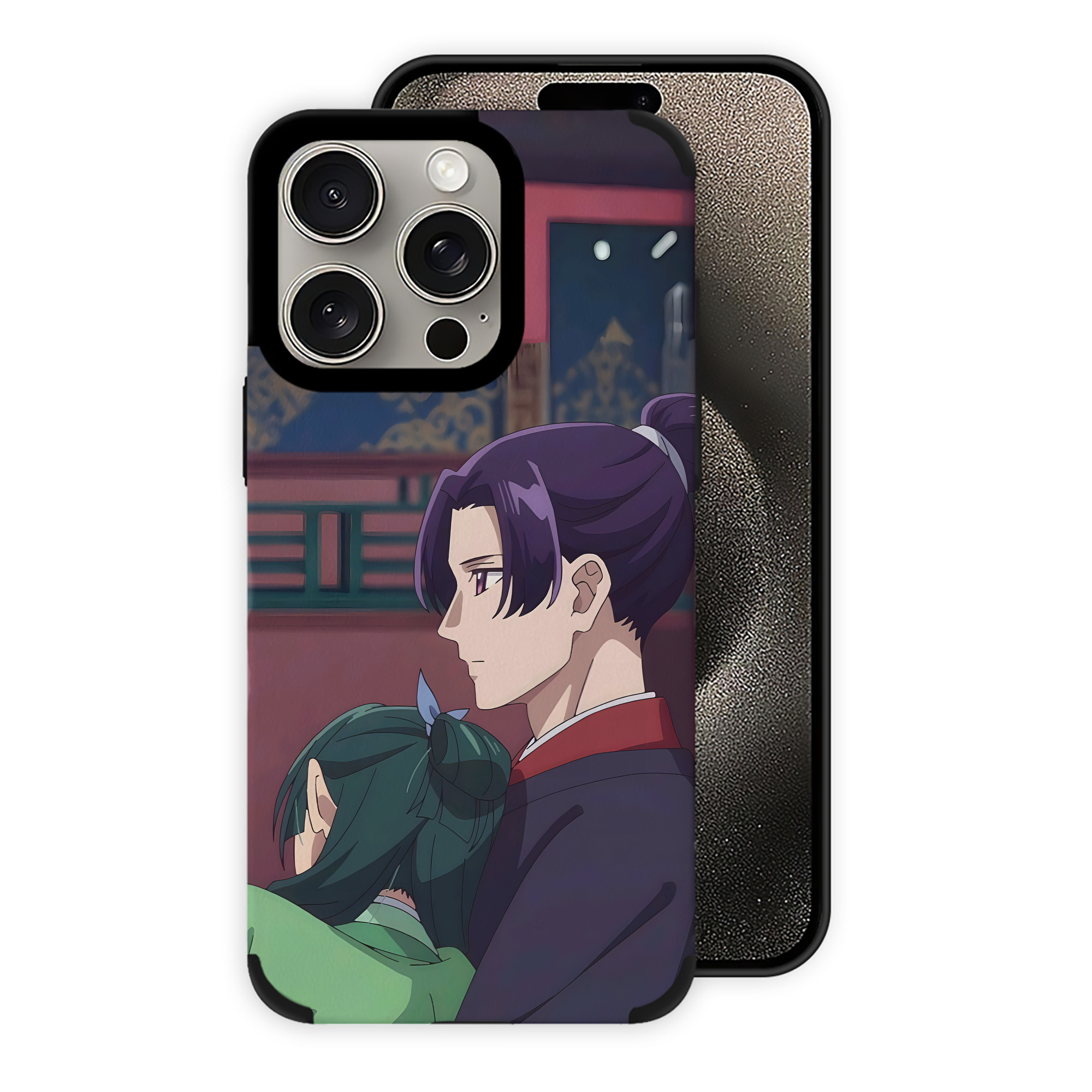 薬屋のひとりごと The Apothecary Diaries 【iPhone15ProMax対応】 PUレザー スマホケース 耐衝撃＆黄変防止