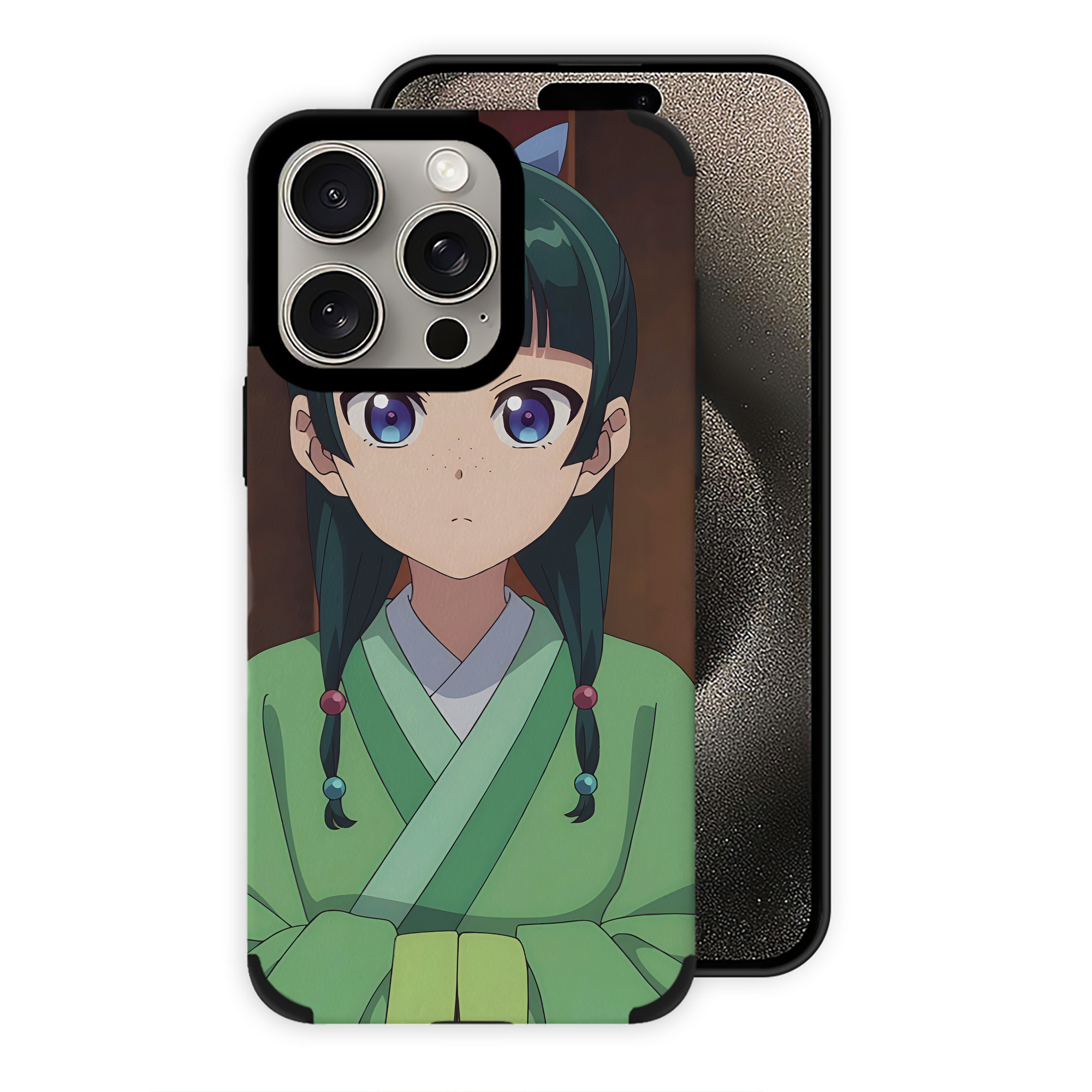 薬屋のひとりごと The Apothecary Diaries 【iPhone15ProMax対応】 PUレザー スマホケース 耐衝撃＆黄変防止