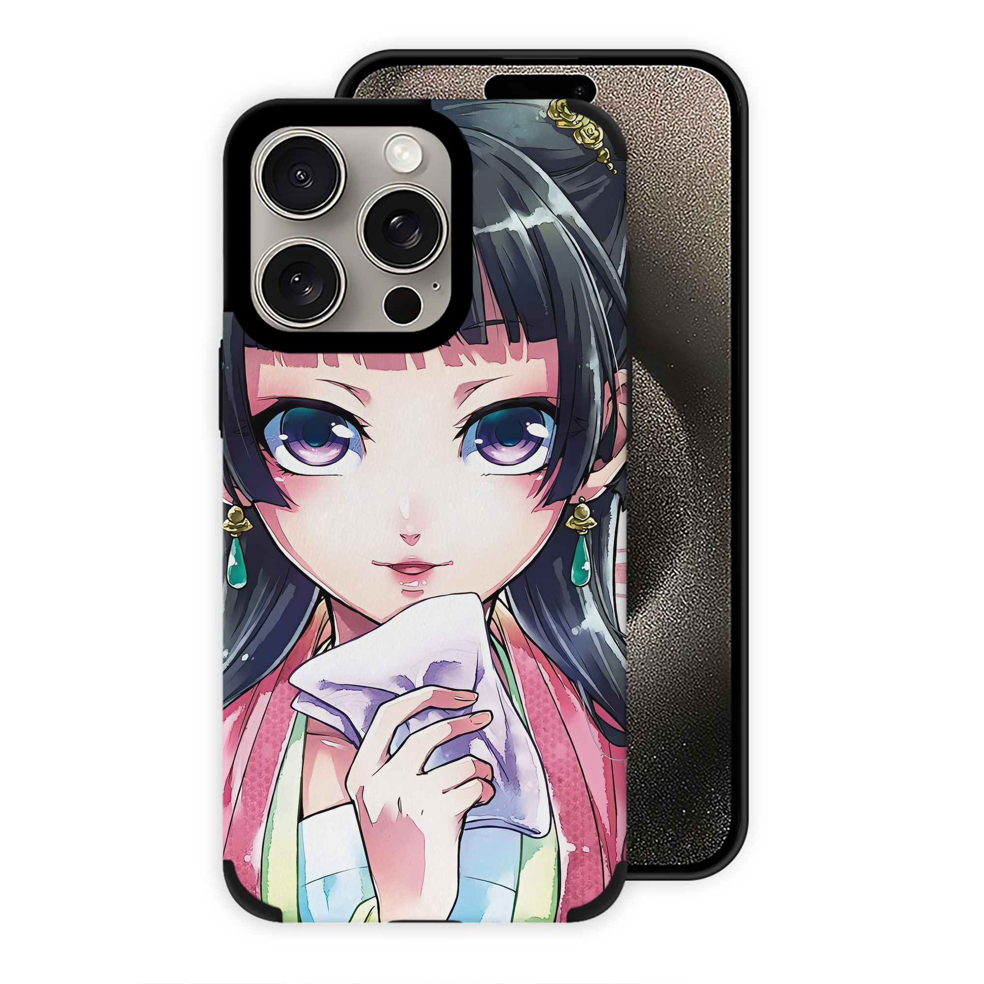 薬屋のひとりごと The Apothecary Diaries 【iPhone15ProMax対応】 PUレザー スマホケース 耐衝撃＆黄変防止