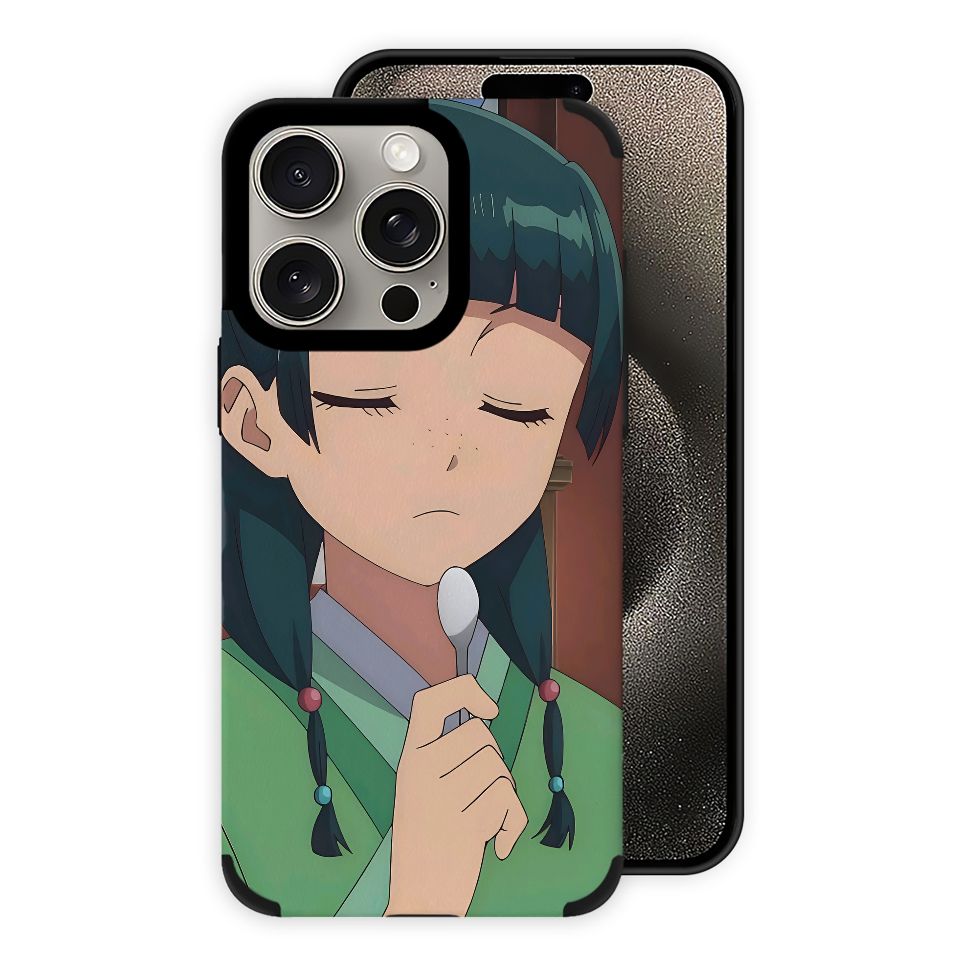薬屋のひとりごと The Apothecary Diaries 【iPhone15ProMax対応】 PUレザー スマホケース 耐衝撃＆黄変防止