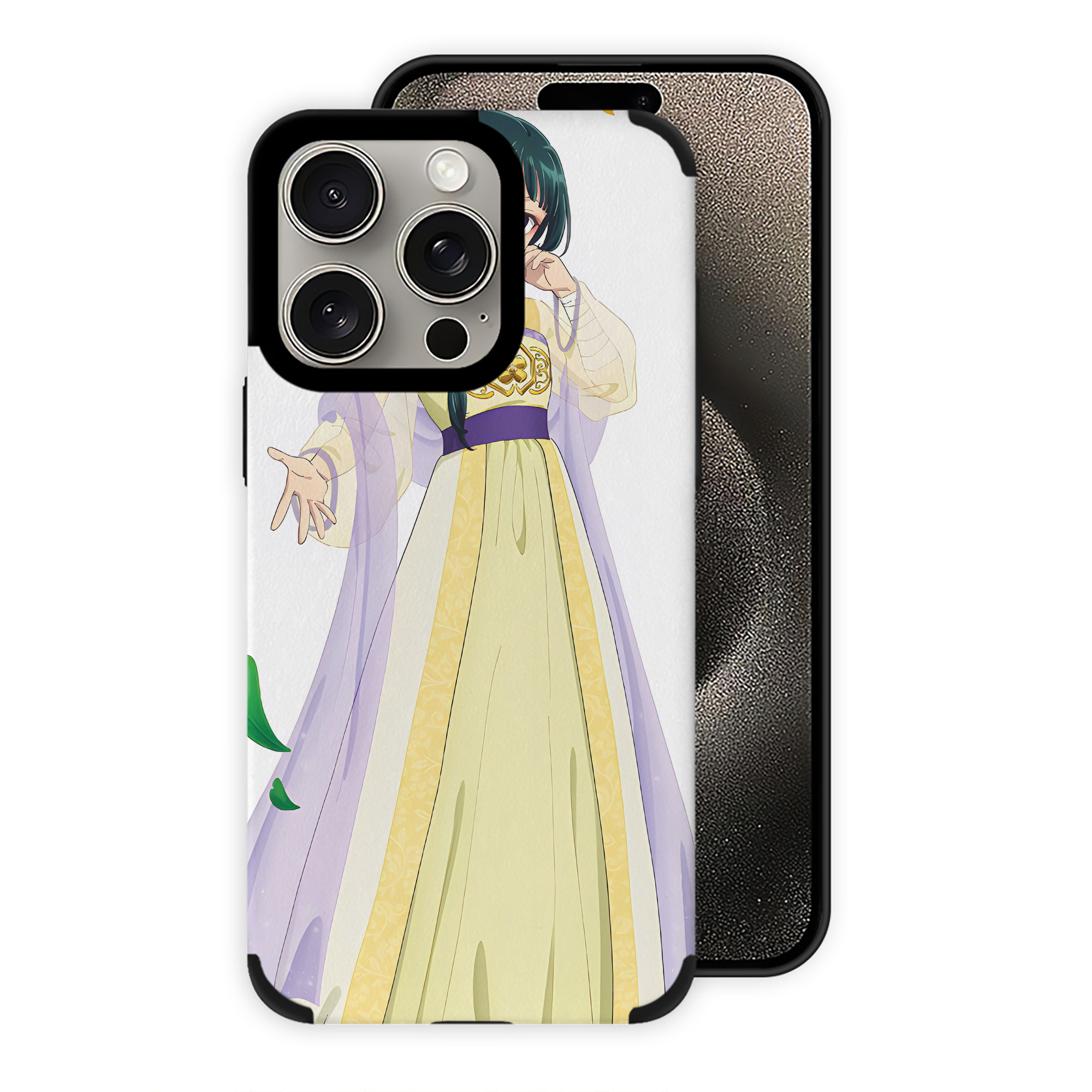 薬屋のひとりごと The Apothecary Diaries 【iPhone15ProMax対応】 PUレザー スマホケース 耐衝撃＆黄変防止