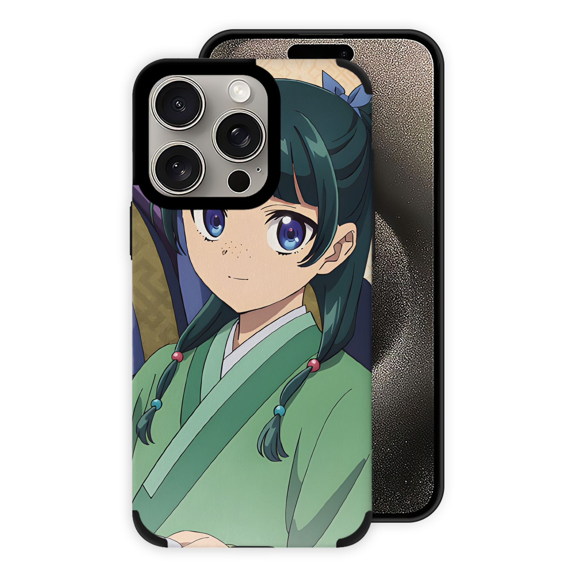 薬屋のひとりごと The Apothecary Diaries 【iPhone15ProMax対応】 PUレザー スマホケース 耐衝撃＆黄変防止