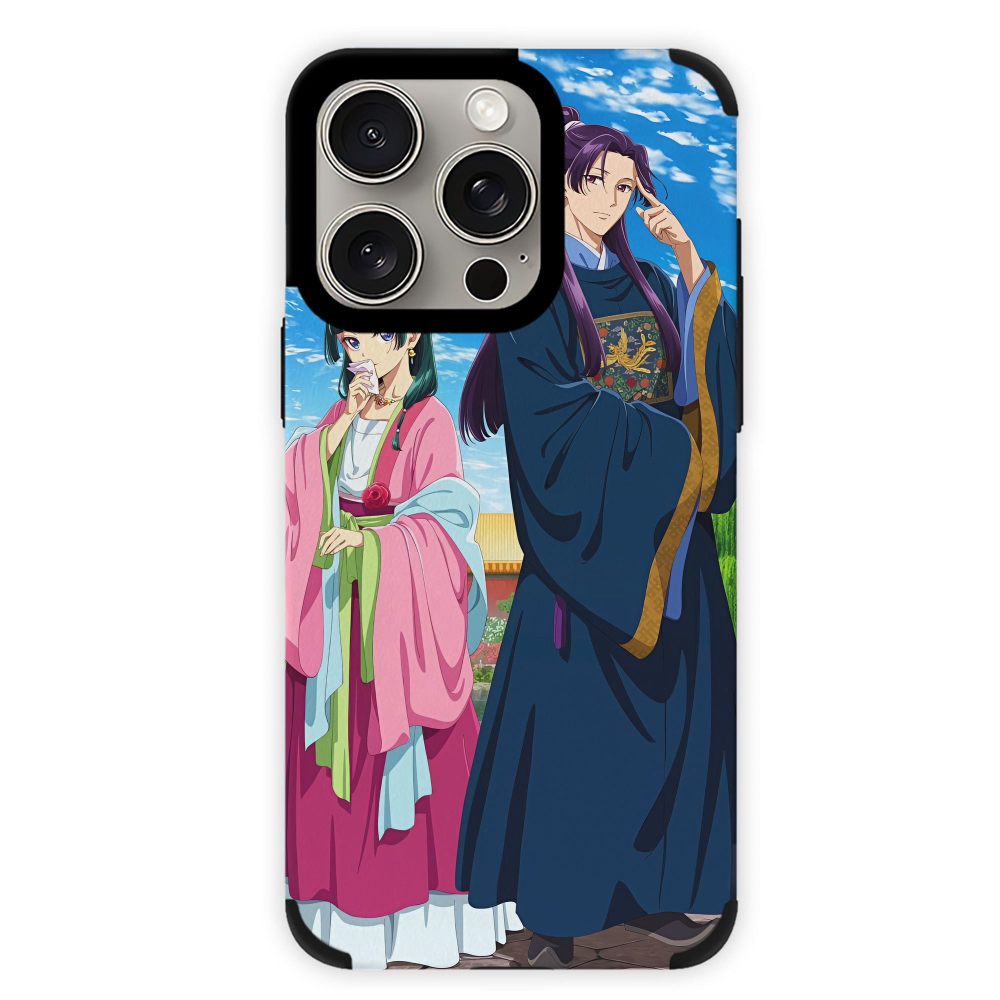 薬屋のひとりごと The Apothecary Diaries 【iPhone15ProMax対応】 PUレザー スマホケース 耐衝撃＆黄変防止