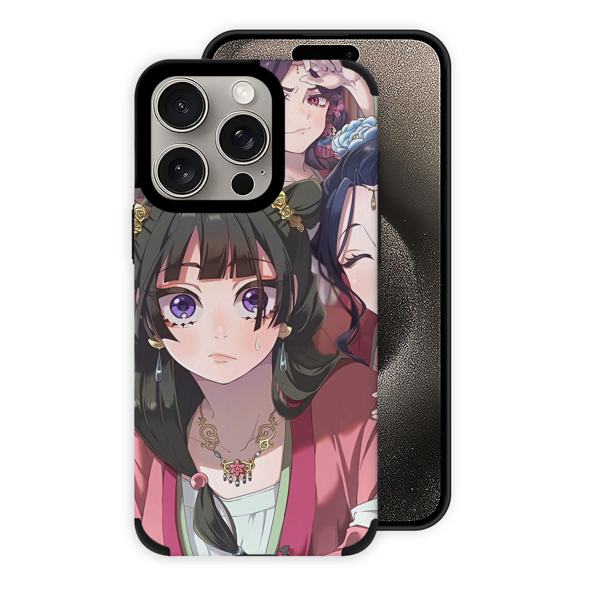 薬屋のひとりごと The Apothecary Diaries 【iPhone15ProMax対応】 PUレザー スマホケース 耐衝撃＆黄変防止