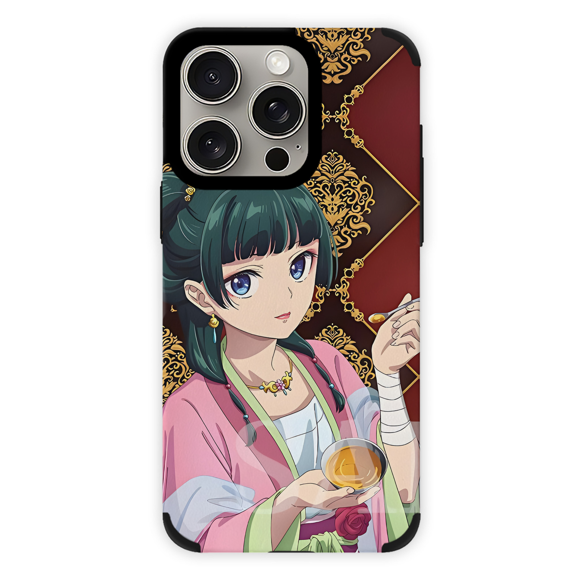 薬屋のひとりごと The Apothecary Diaries 【iPhone15ProMax対応】 PUレザー スマホケース 耐衝撃＆黄変防止