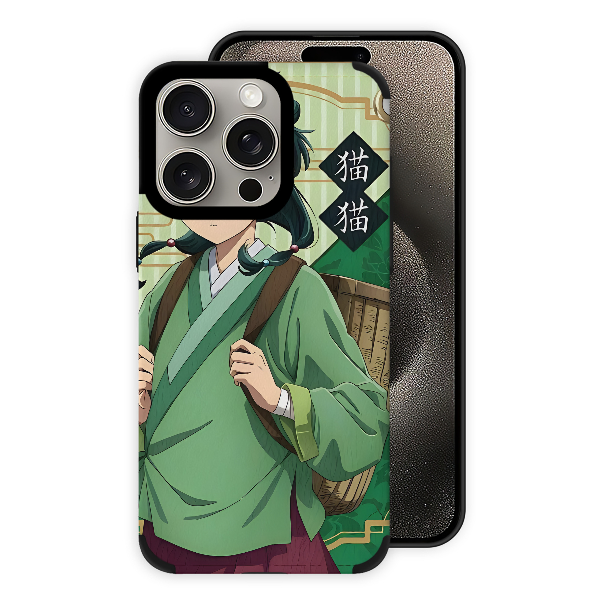 薬屋のひとりごと The Apothecary Diaries 【iPhone15ProMax対応】 PUレザー スマホケース 耐衝撃＆黄変防止