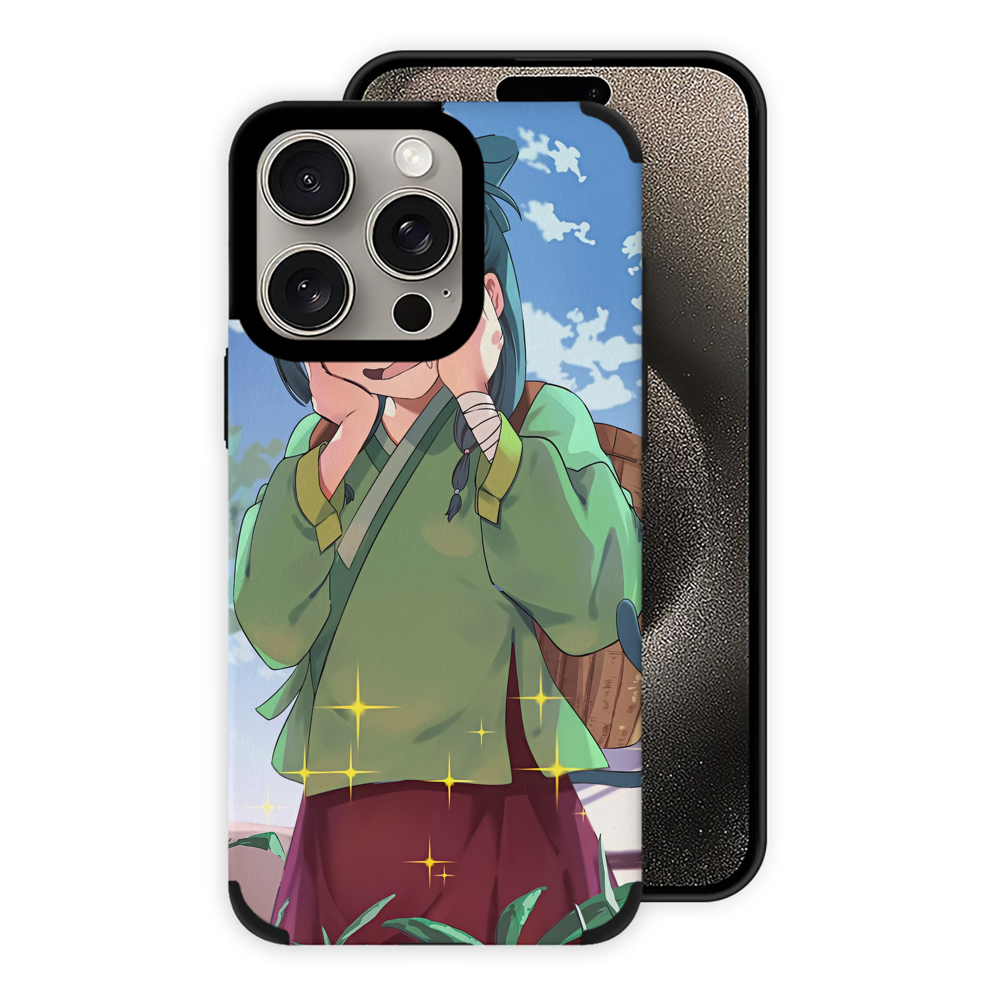 薬屋のひとりごと The Apothecary Diaries 【iPhone15ProMax対応】 PUレザー スマホケース 耐衝撃＆黄変防止