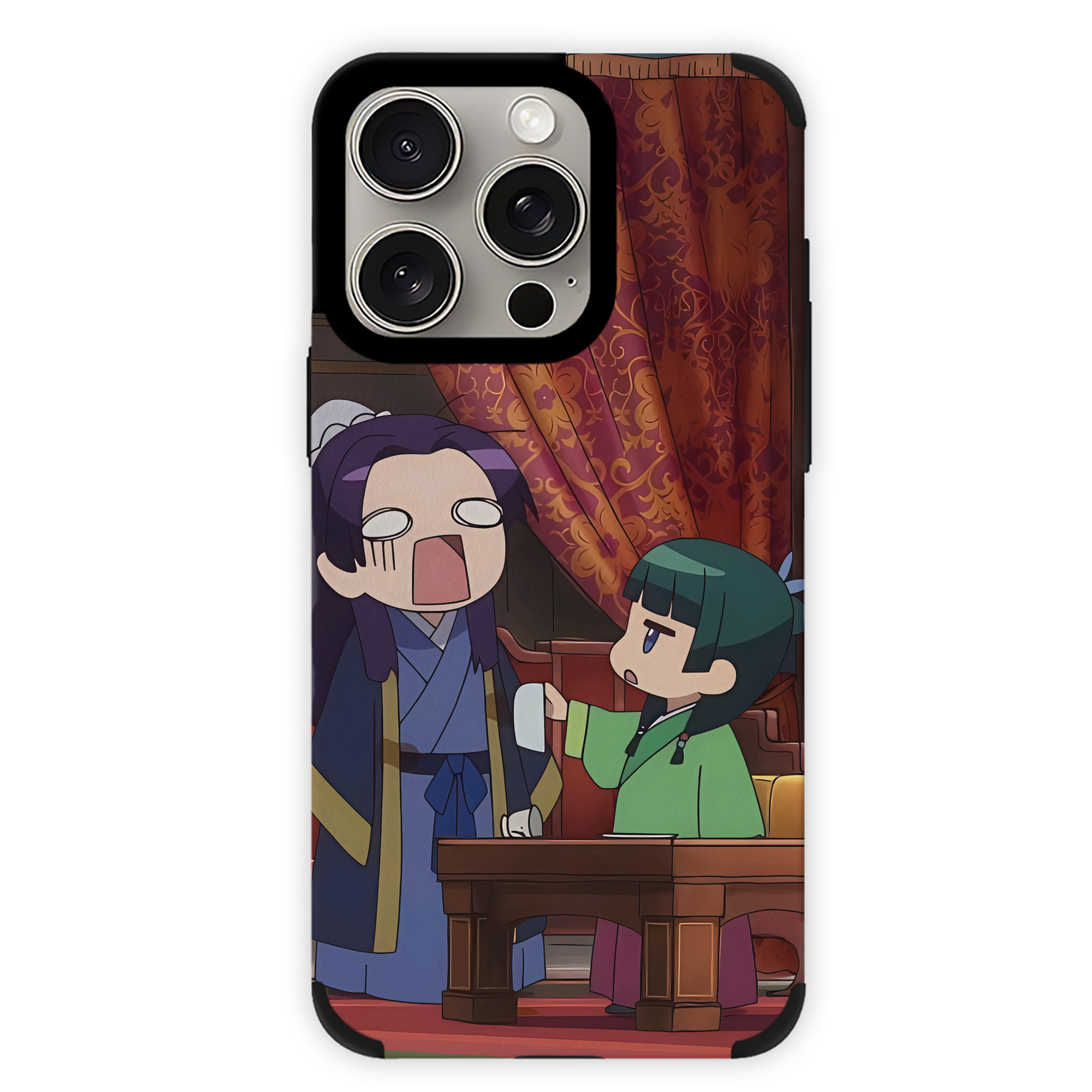 （画像用） 薬屋のひとりごと The Apothecary Diaries 【iPhone15ProMax対応】 PUレザー スマホケース 耐衝撃＆黄変防止