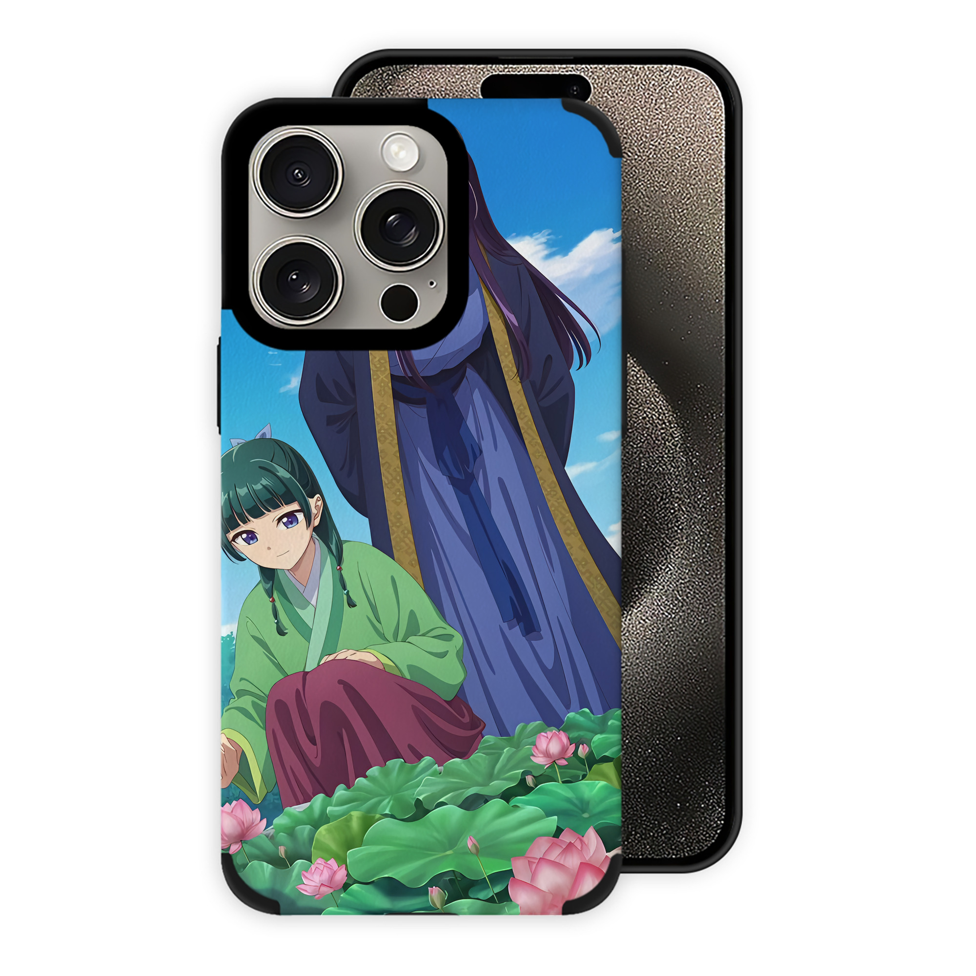 薬屋のひとりごと The Apothecary Diaries 【iPhone15ProMax対応】 PUレザー スマホケース 耐衝撃＆黄変防止