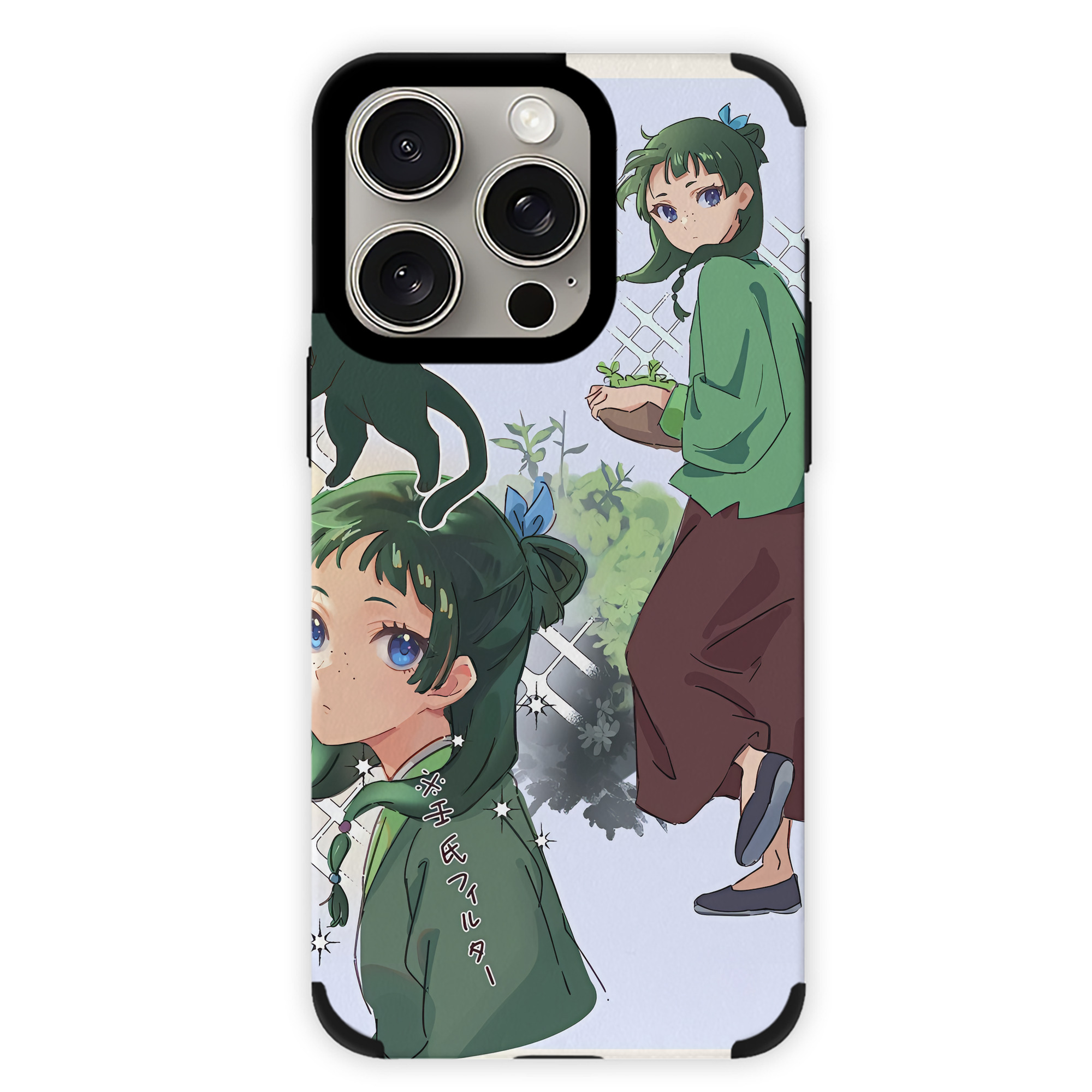 （画像用） 薬屋のひとりごと The Apothecary Diaries 【iPhone15ProMax対応】 PUレザー スマホケース 耐衝撃＆黄変防止
