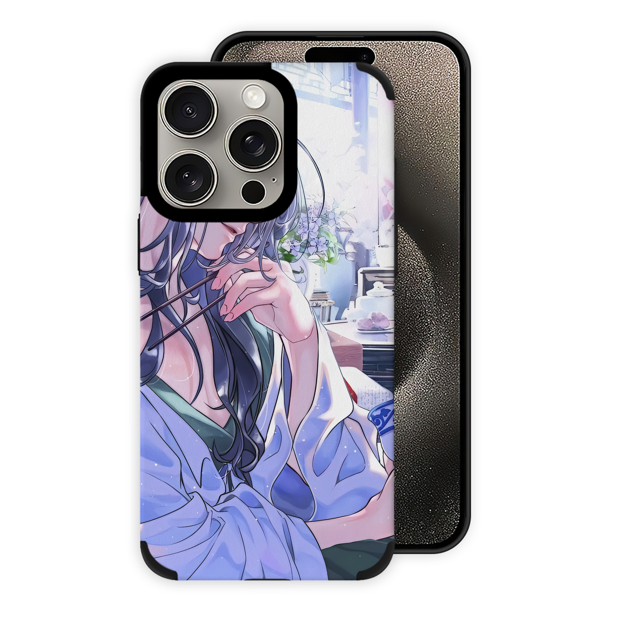 薬屋のひとりごと The Apothecary Diaries 【iPhone15ProMax対応】 PUレザー スマホケース 耐衝撃＆黄変防止