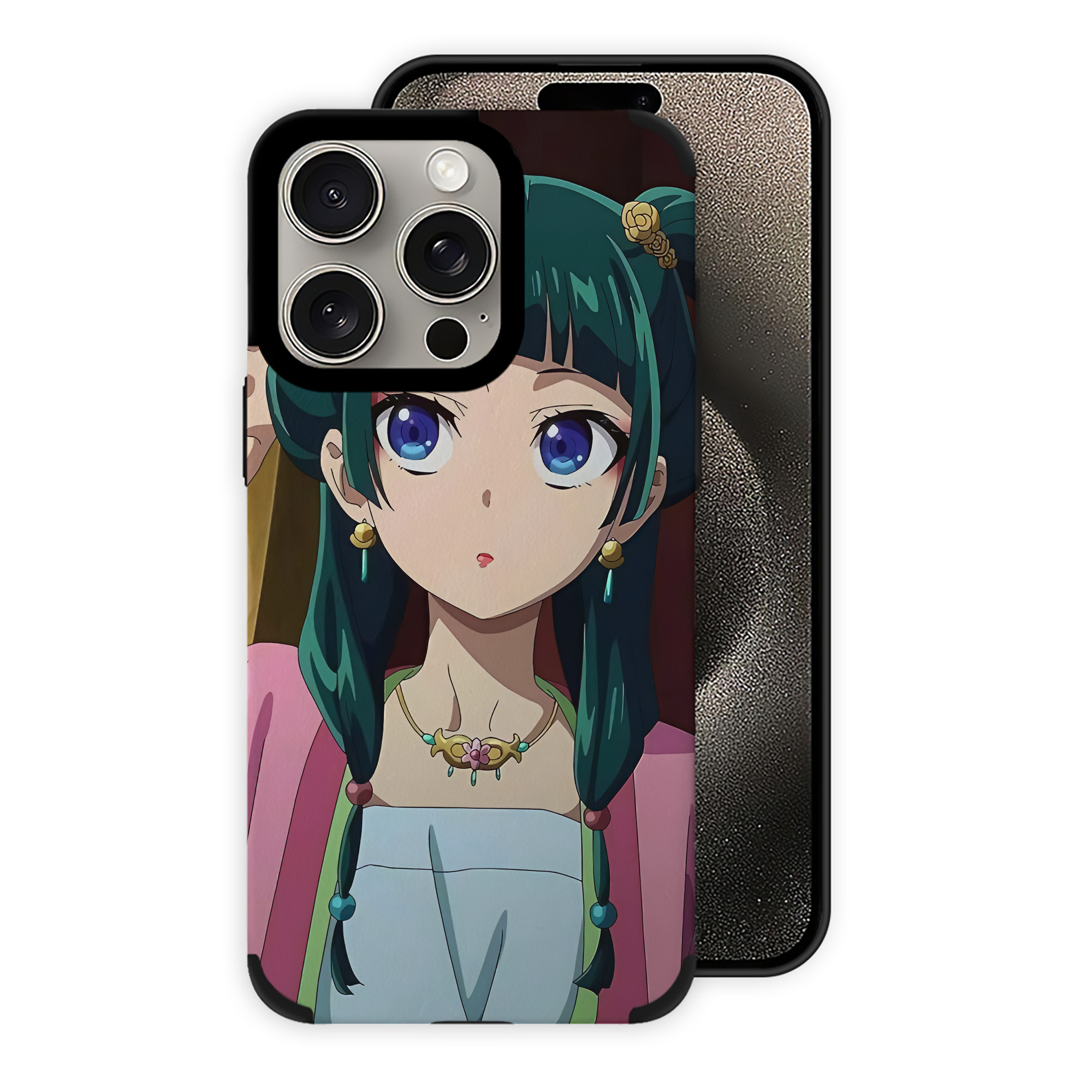 薬屋のひとりごと The Apothecary Diaries 【iPhone15ProMax対応】 PUレザー スマホケース 耐衝撃＆黄変防止
