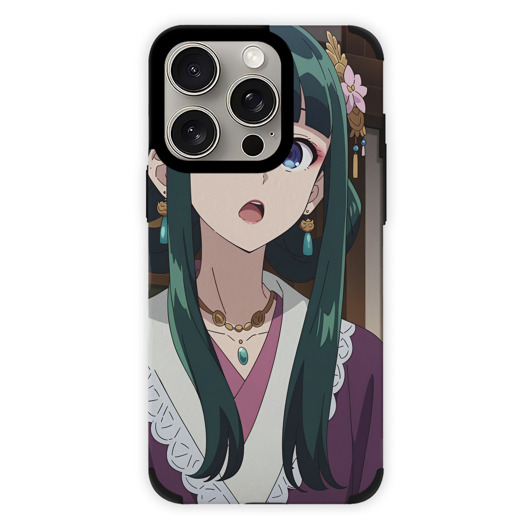 薬屋のひとりごと The Apothecary Diaries 【iPhone15ProMax対応】 PUレザー スマホケース 耐衝撃＆黄変防止