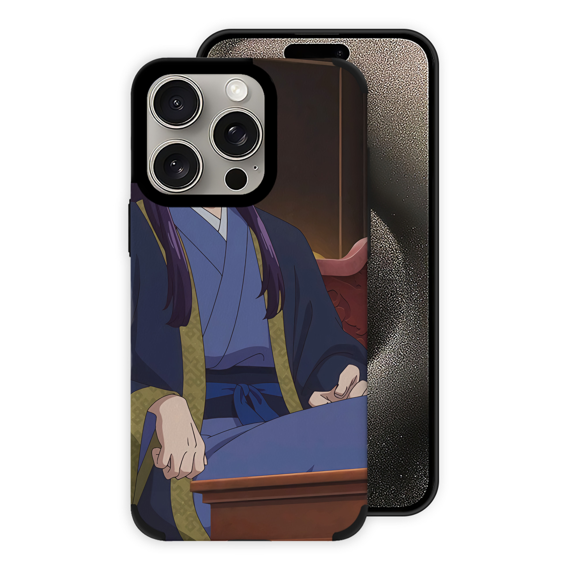 （画像用） 薬屋のひとりごと The Apothecary Diaries 【iPhone15ProMax対応】 PUレザー スマホケース 耐衝撃＆黄変防止