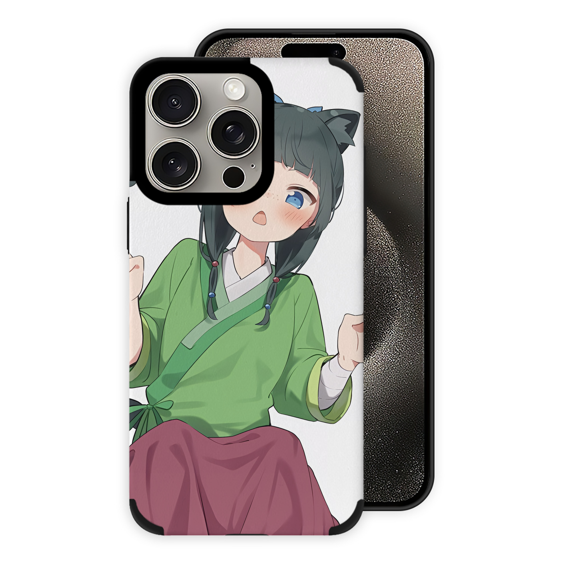 薬屋のひとりごと The Apothecary Diaries 【iPhone15ProMax対応】 PUレザー スマホケース 耐衝撃＆黄変防止
