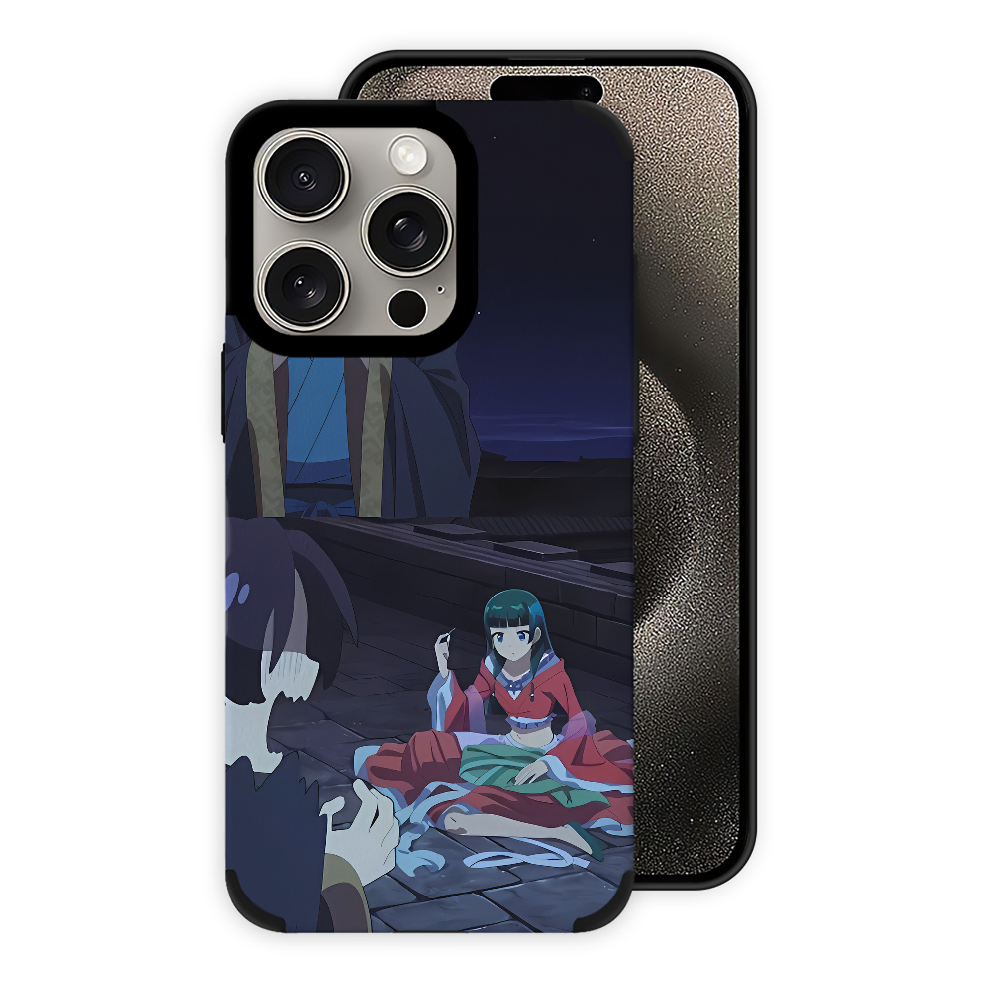 （画像用） 薬屋のひとりごと The Apothecary Diaries 【iPhone15ProMax対応】 PUレザー スマホケース 耐衝撃＆黄変防止