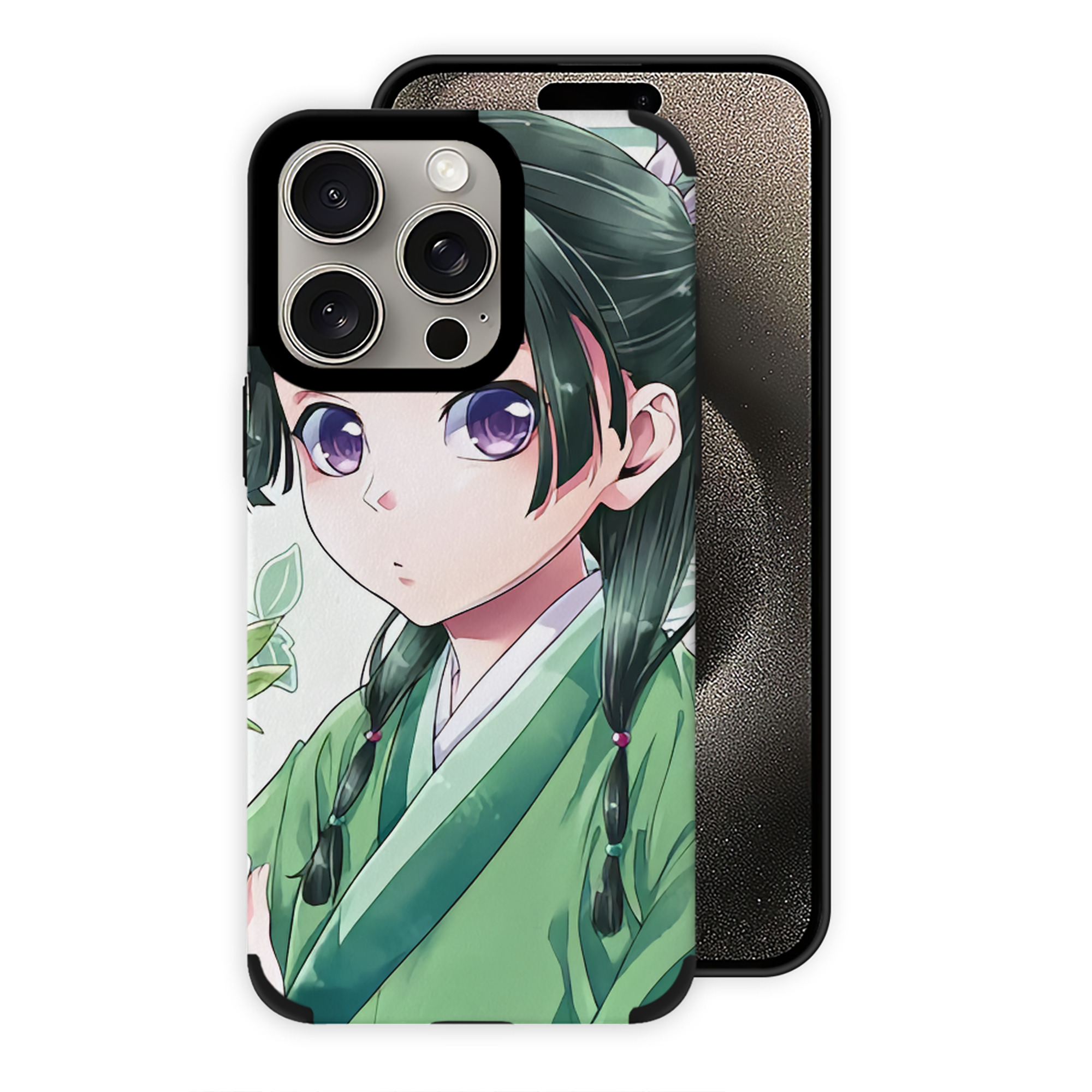 薬屋のひとりごと The Apothecary Diaries 【iPhone15ProMax対応】 PUレザー スマホケース 耐衝撃＆黄変防止