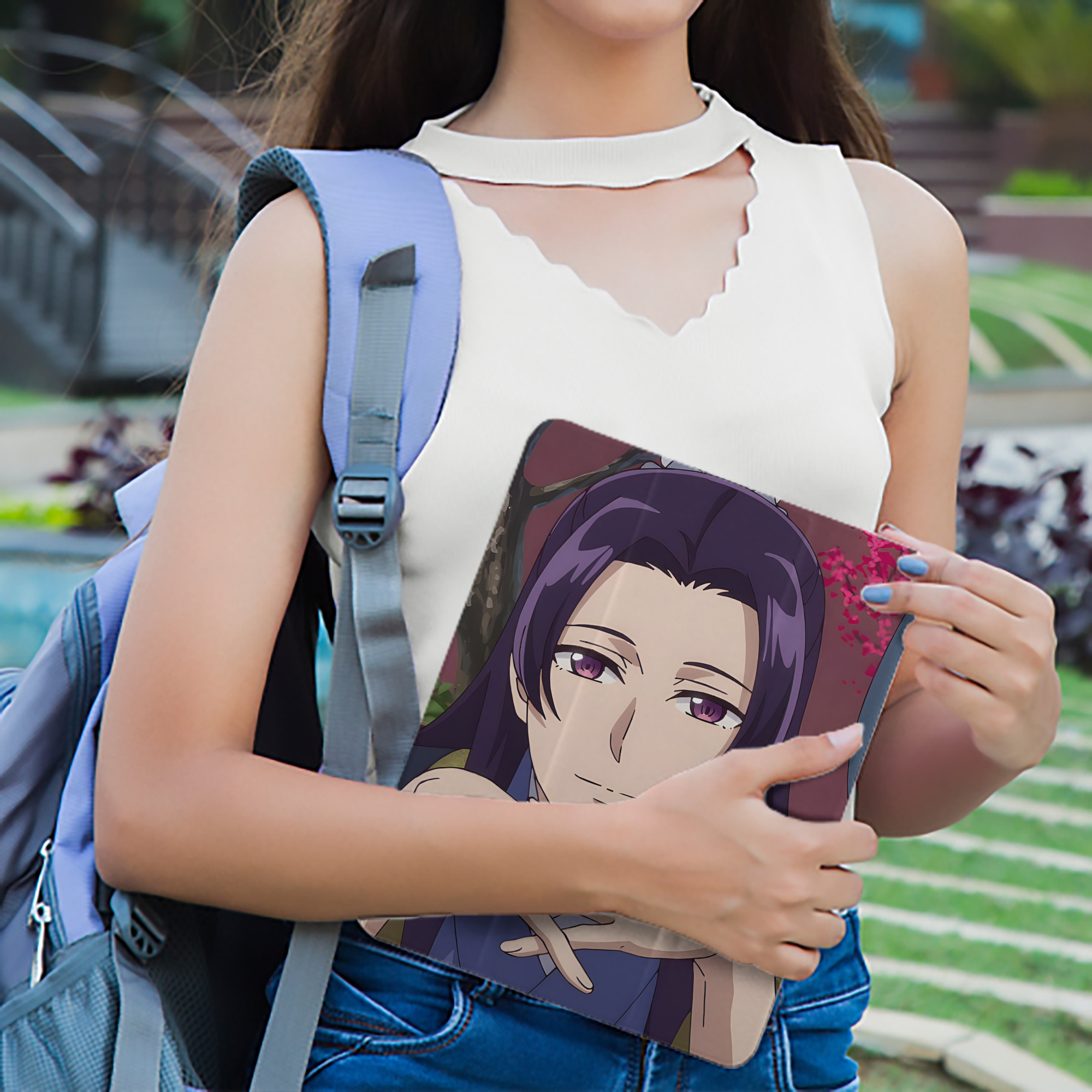 薬屋のひとりごと The Apothecary Diaries IPad ケース ペン収納付き 三つ折りスタンド PUレザー×シリコン 対応機種9.5/10.5/10.9インチ