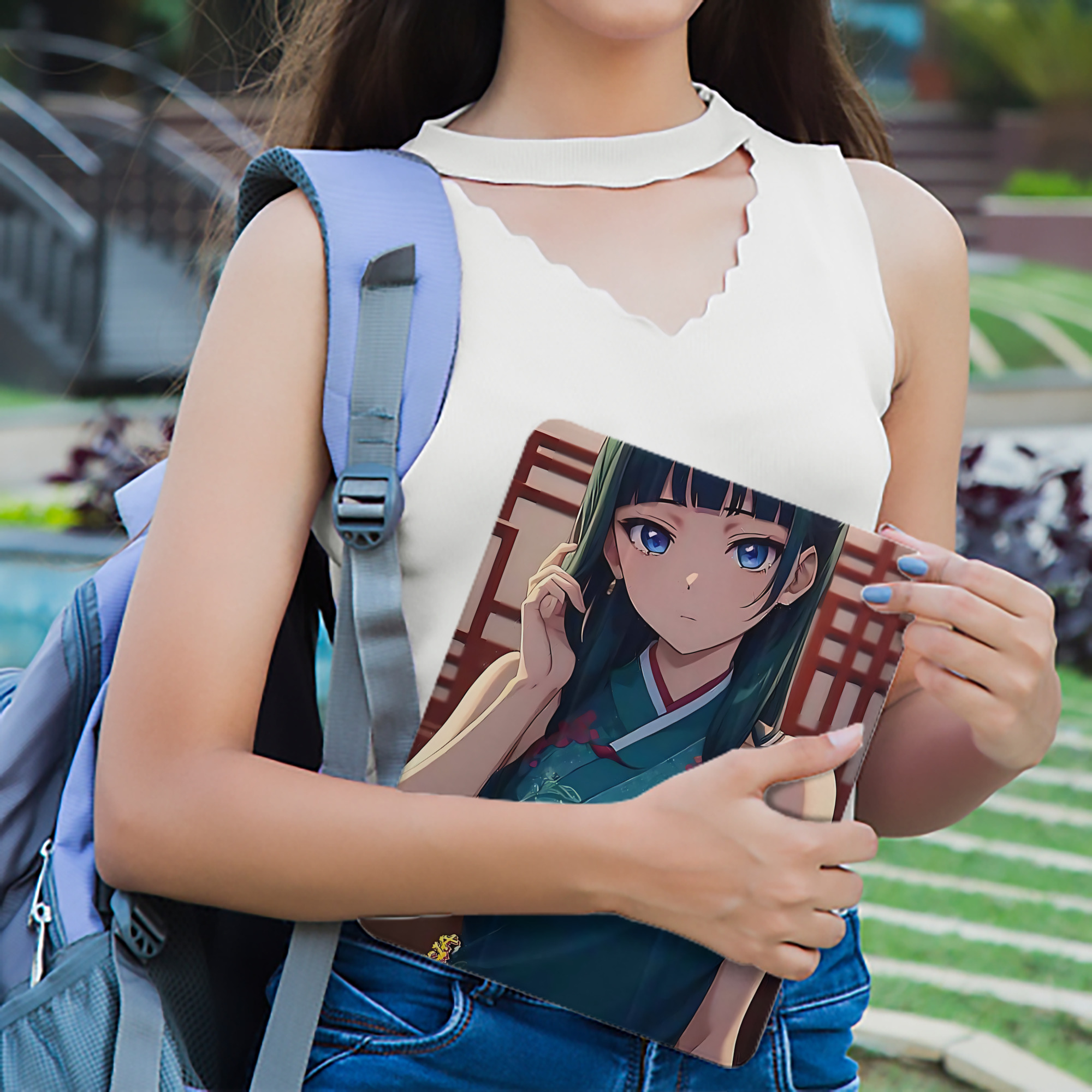 薬屋のひとりごと The Apothecary Diaries IPad ケース ペン収納付き 三つ折りスタンド PUレザー×シリコン 対応機種9.5/10.5/10.9インチ