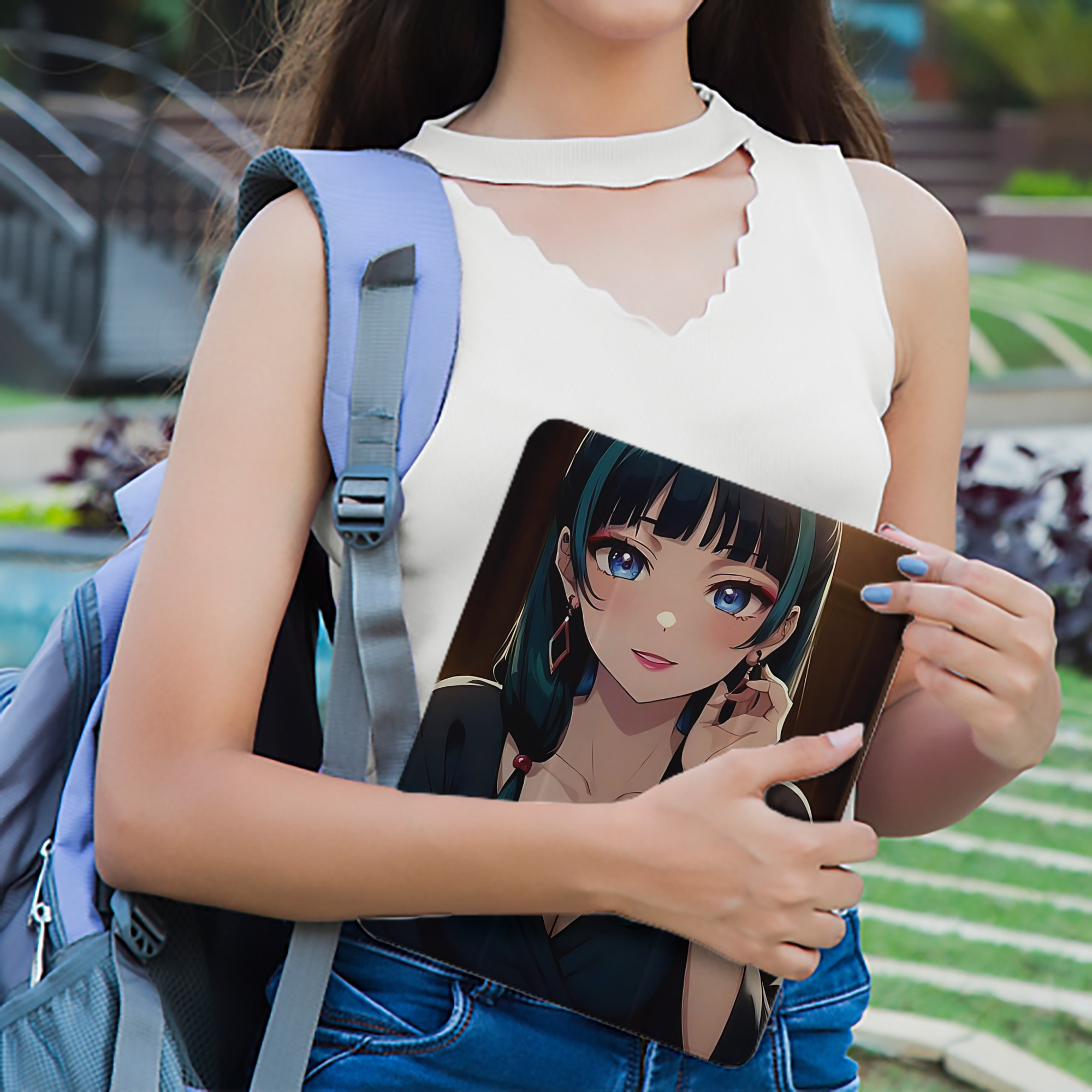 薬屋のひとりごと The Apothecary Diaries IPad ケース ペン収納付き 三つ折りスタンド PUレザー×シリコン 対応機種9.5/10.5/10.9インチ