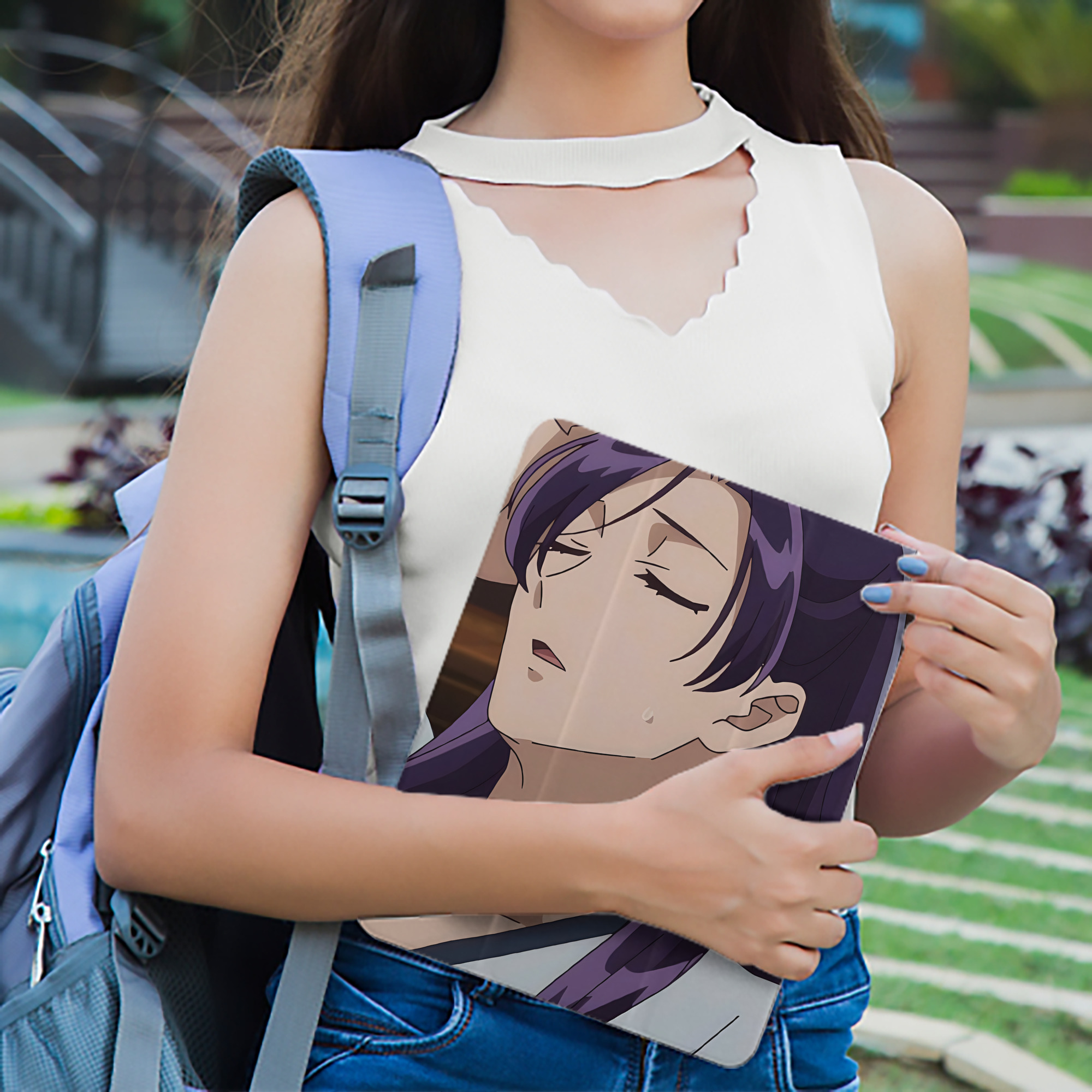 薬屋のひとりごと The Apothecary Diaries IPad ケース ペン収納付き 三つ折りスタンド PUレザー×シリコン 対応機種9.5/10.5/10.9インチ