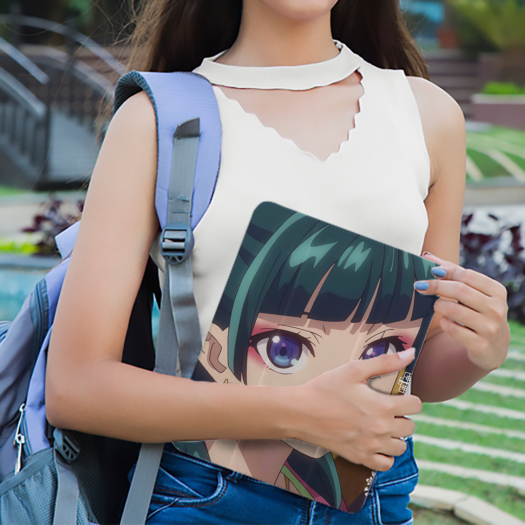 薬屋のひとりごと The Apothecary Diaries IPad ケース ペン収納付き 三つ折りスタンド PUレザー×シリコン 対応機種9.5/10.5/10.9インチ