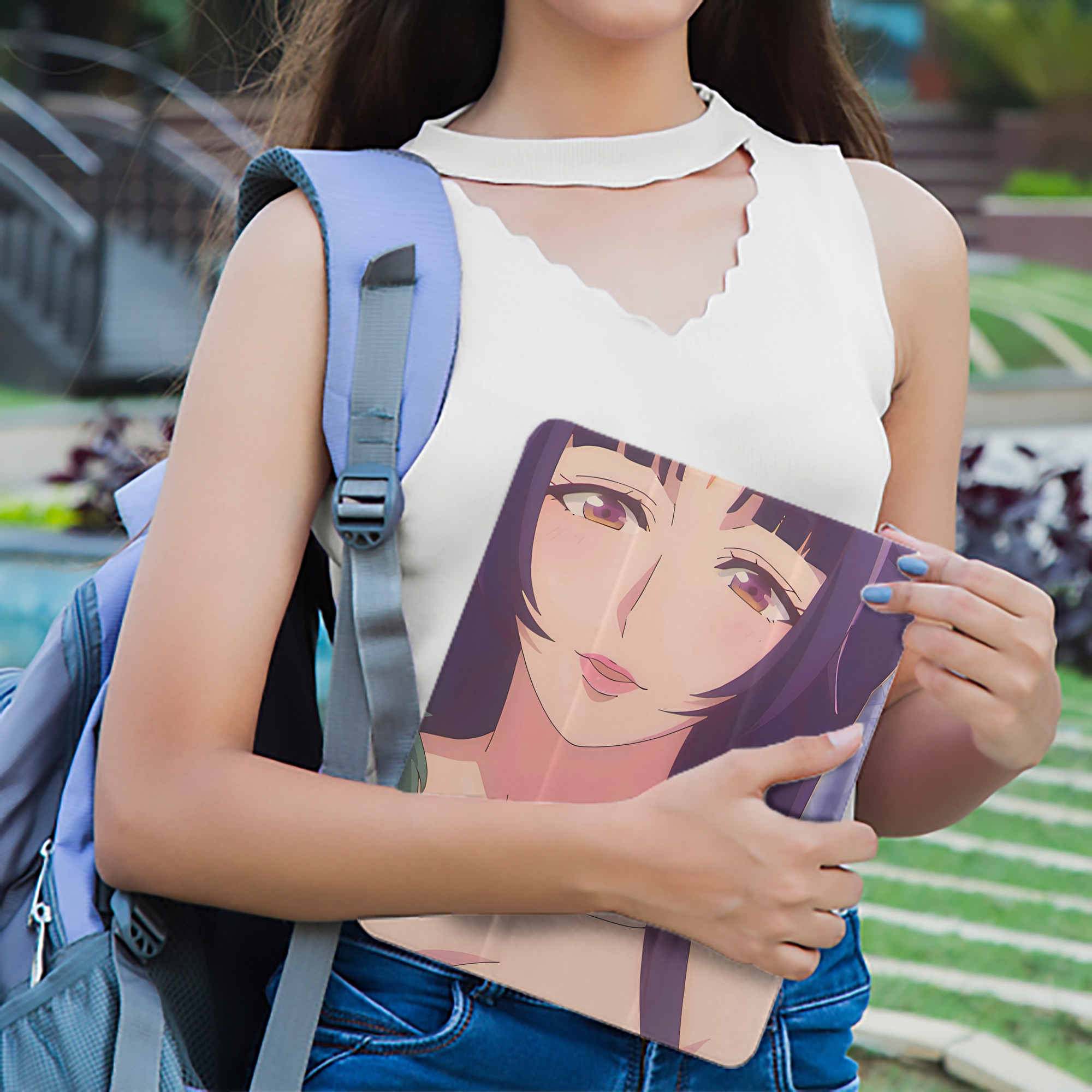 薬屋のひとりごと The Apothecary Diaries IPad ケース ペン収納付き 三つ折りスタンド PUレザー×シリコン 対応機種9.5/10.5/10.9インチ