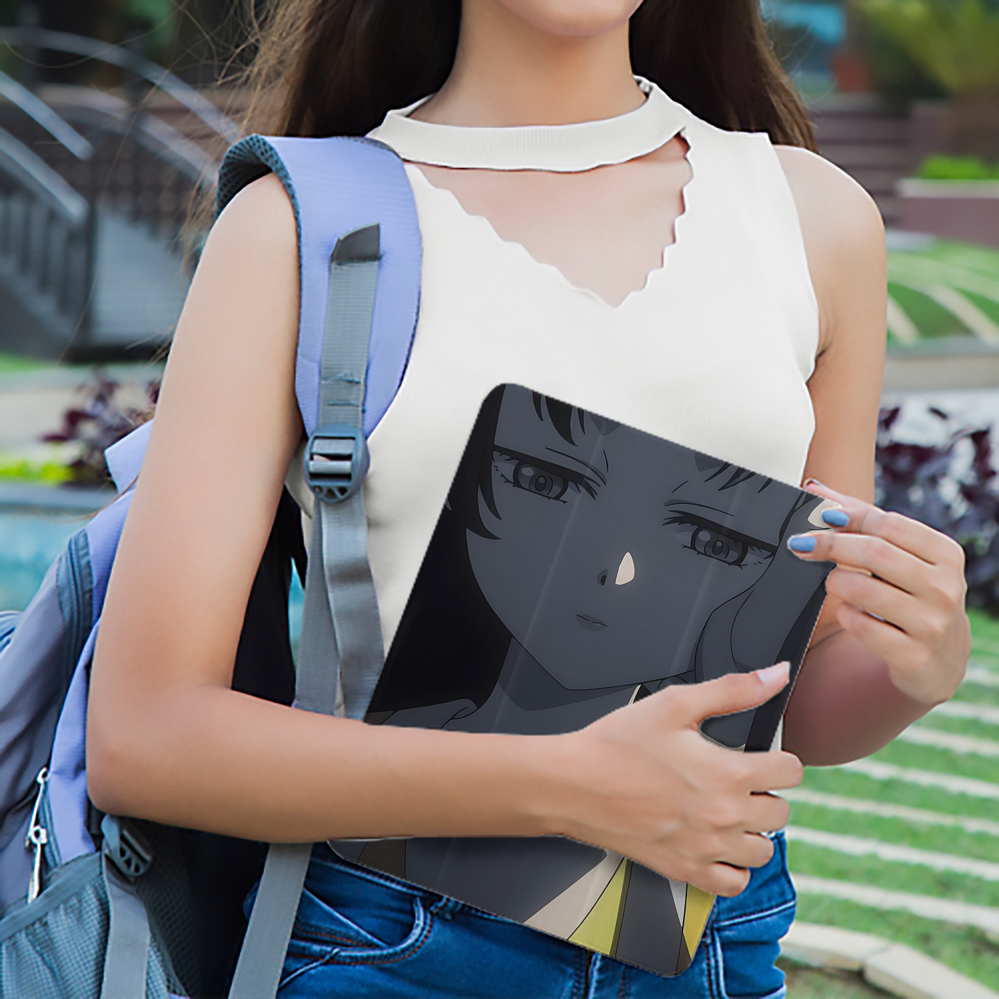 薬屋のひとりごと The Apothecary Diaries IPad ケース ペン収納付き 三つ折りスタンド PUレザー×シリコン 対応機種9.5/10.5/10.9インチ