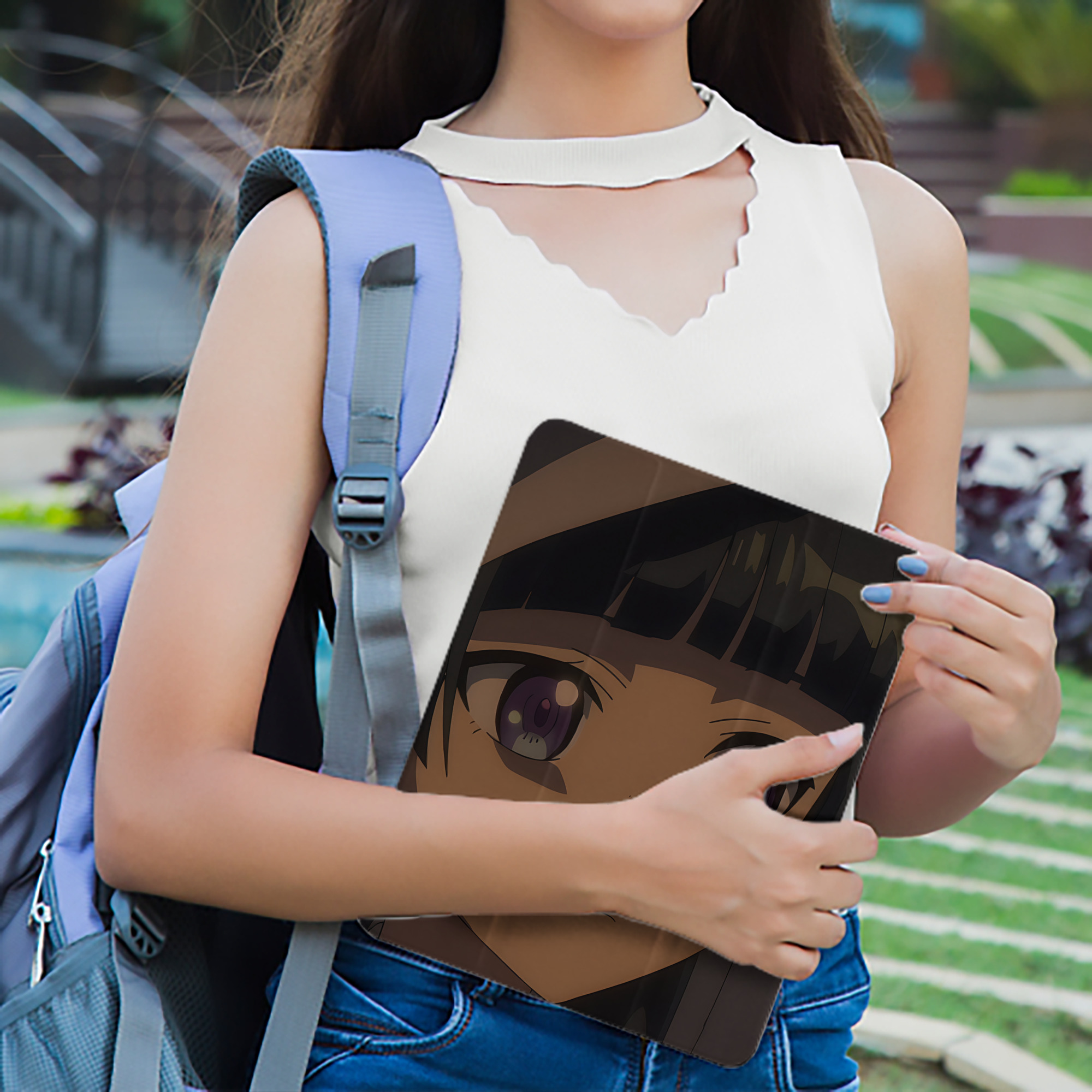 薬屋のひとりごと The Apothecary Diaries IPad ケース ペン収納付き 三つ折りスタンド PUレザー×シリコン 対応機種9.5/10.5/10.9インチ