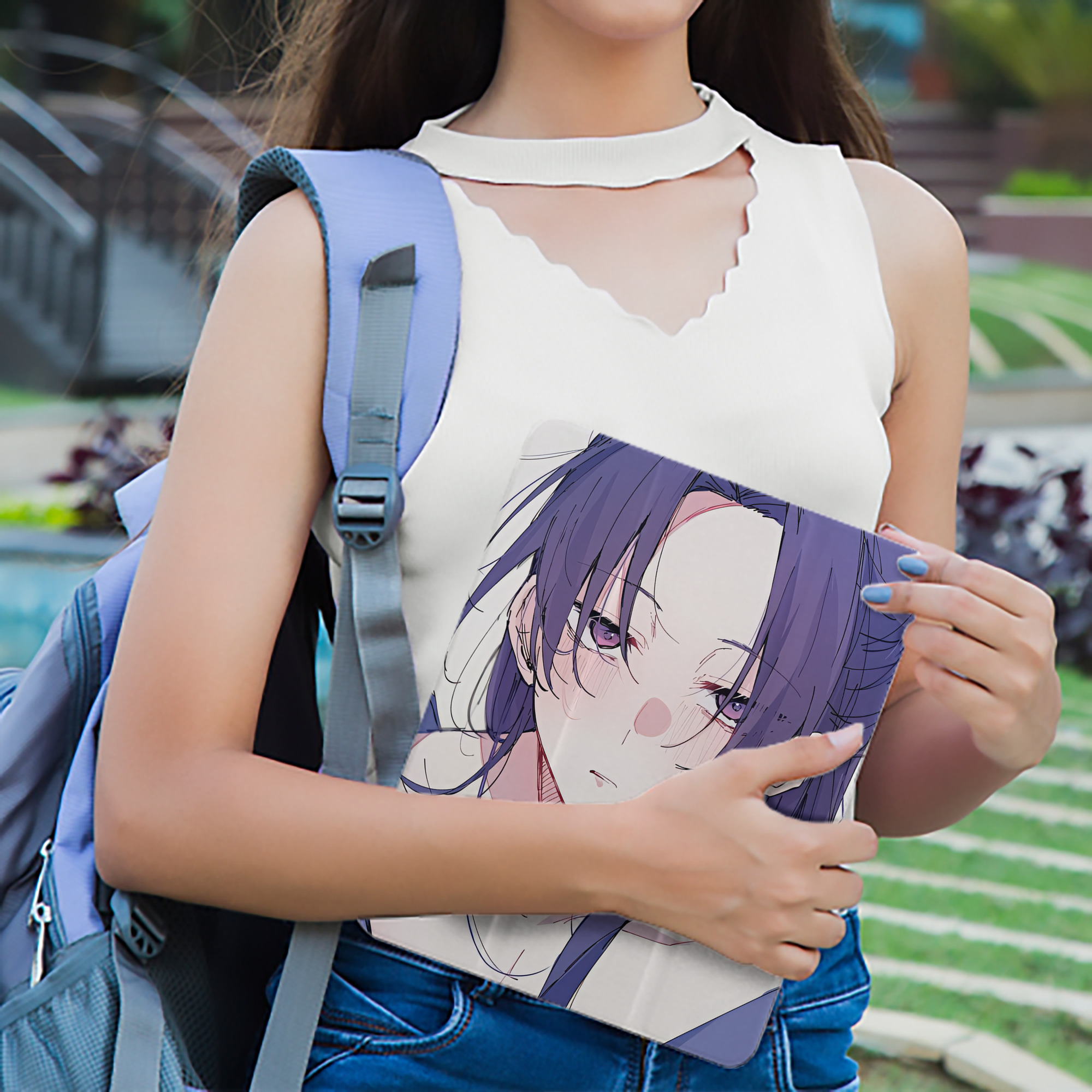 薬屋のひとりごと The Apothecary Diaries IPad ケース ペン収納付き 三つ折りスタンド PUレザー×シリコン 対応機種9.5/10.5/10.9インチ