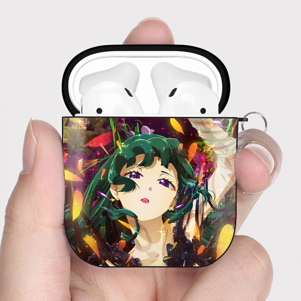（画像用） 薬屋のひとりごと The Apothecary Diaries AirPods 第2世代保護ケース ハードシェル ブラック 耐衝撃・防指紋・カラビナ付き