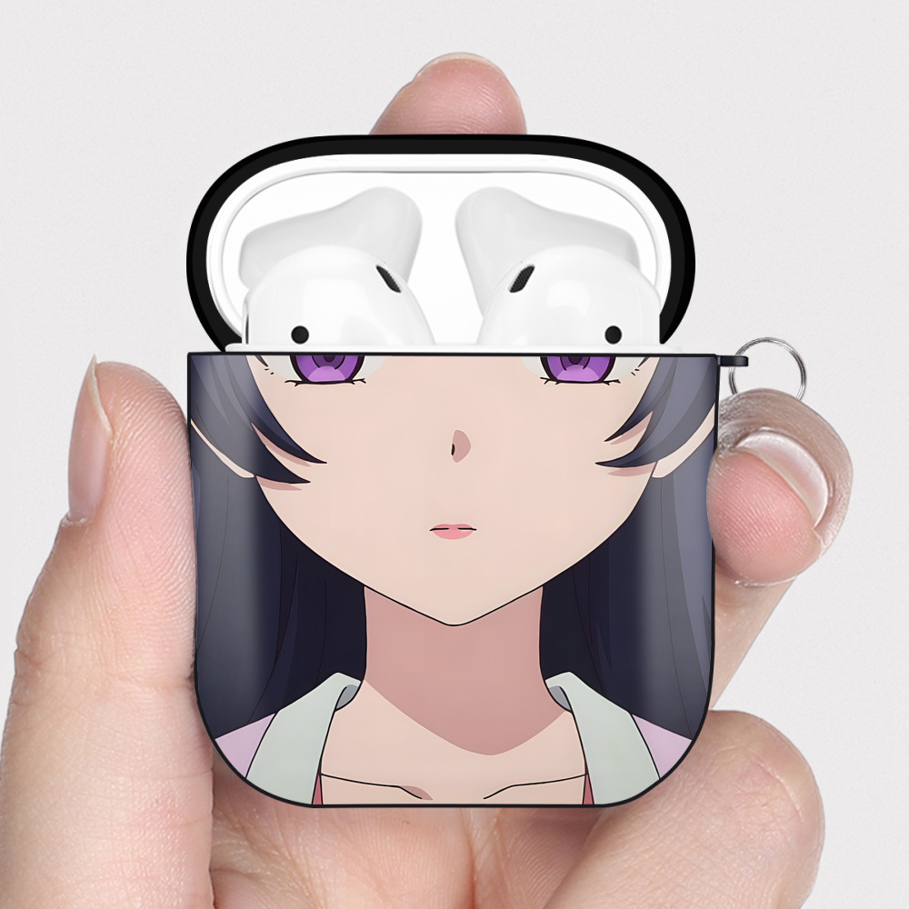 （画像用） 薬屋のひとりごと The Apothecary Diaries AirPods 第2世代保護ケース ハードシェル ブラック 耐衝撃・防指紋・カラビナ付き
