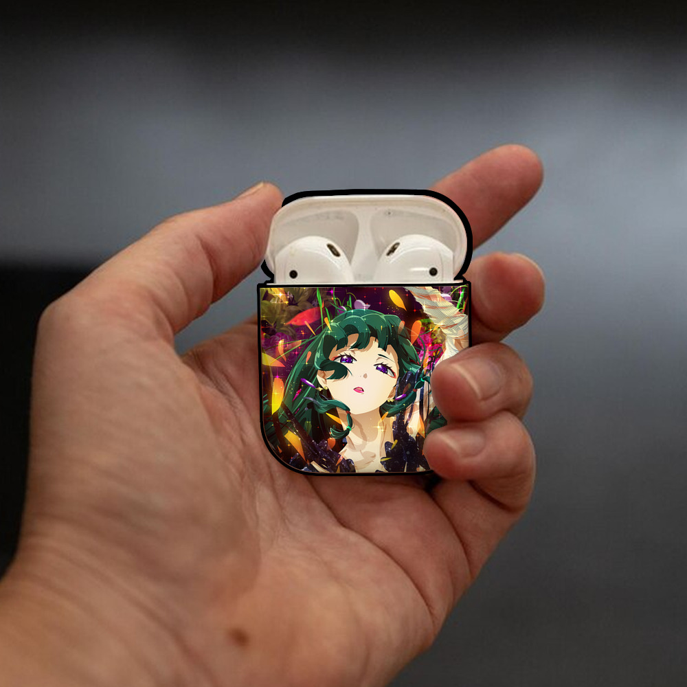 薬屋のひとりごと The Apothecary Diaries AirPods 第2世代保護ケース ハードシェル ブラック 耐衝撃・防指紋・カラビナ付き
