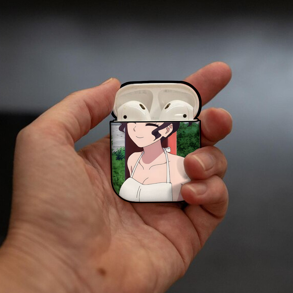 薬屋のひとりごと The Apothecary Diaries AirPods 第2世代保護ケース ハードシェル ブラック 耐衝撃・防指紋・カラビナ付き