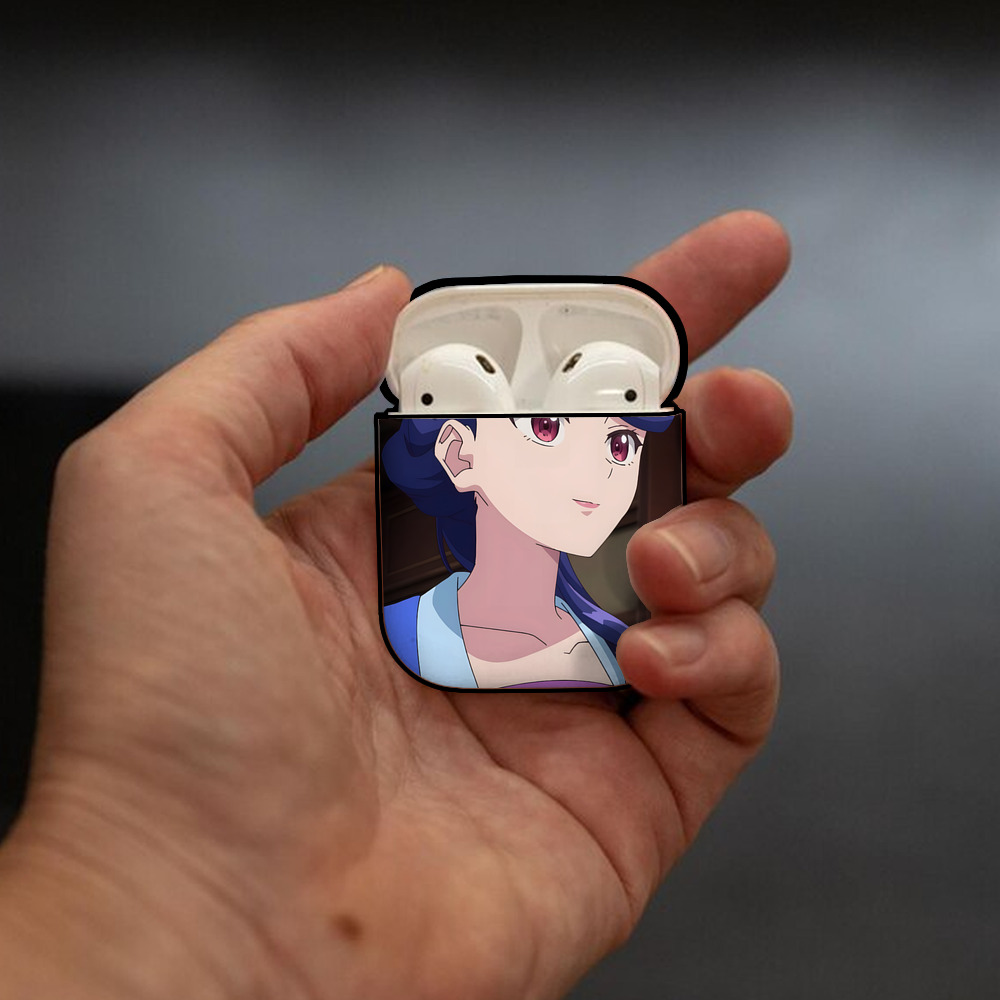 薬屋のひとりごと The Apothecary Diaries AirPods 第2世代保護ケース ハードシェル ブラック 耐衝撃・防指紋・カラビナ付き