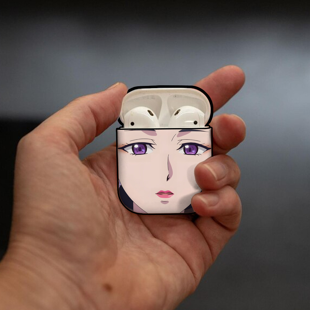 薬屋のひとりごと The Apothecary Diaries AirPods 第2世代保護ケース ハードシェル ブラック 耐衝撃・防指紋・カラビナ付き
