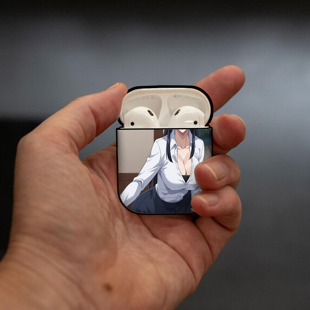 薬屋のひとりごと The Apothecary Diaries AirPods 第2世代保護ケース ハードシェル ブラック 耐衝撃・防指紋・カラビナ付き