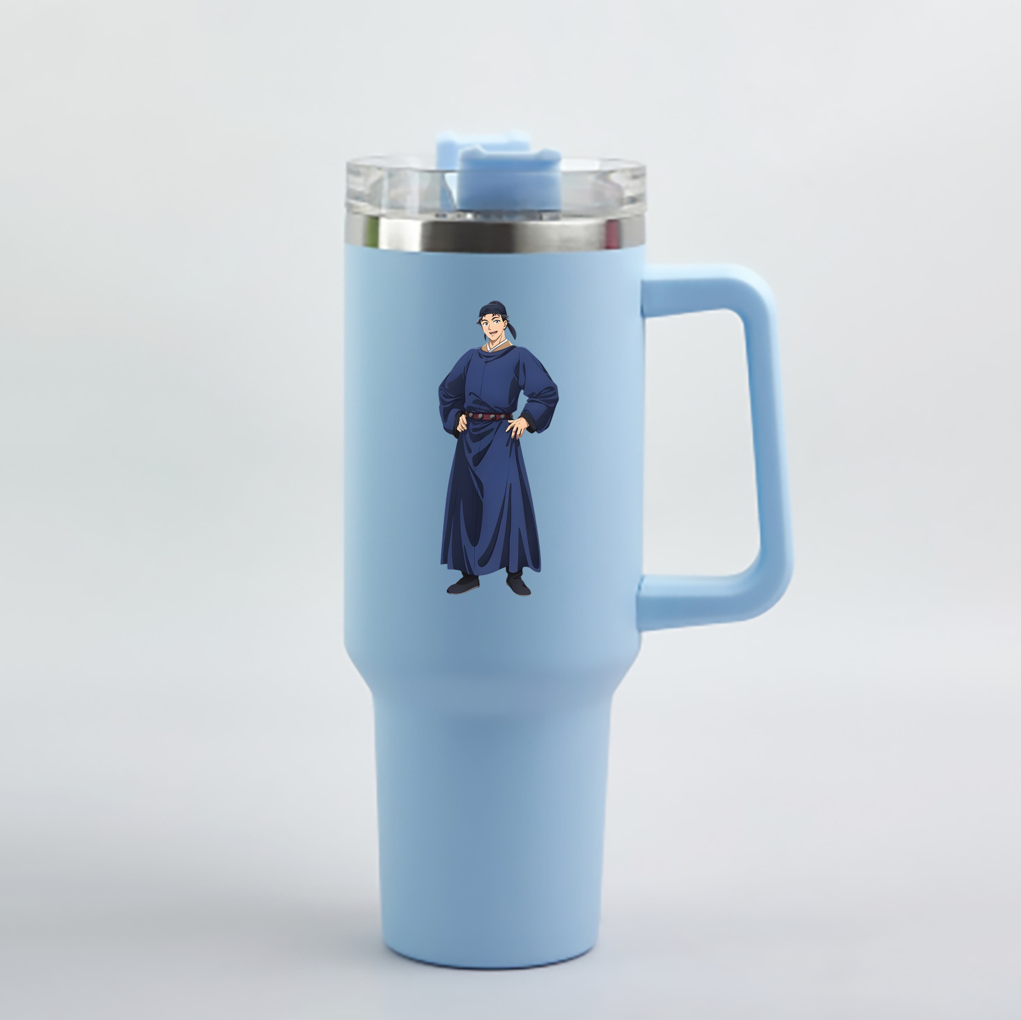 （画像用） 薬屋のひとりごと The Apothecary Diaries 1200mL車用タンブラー - クリスタルステッカー（プラスチックストロー付き）
