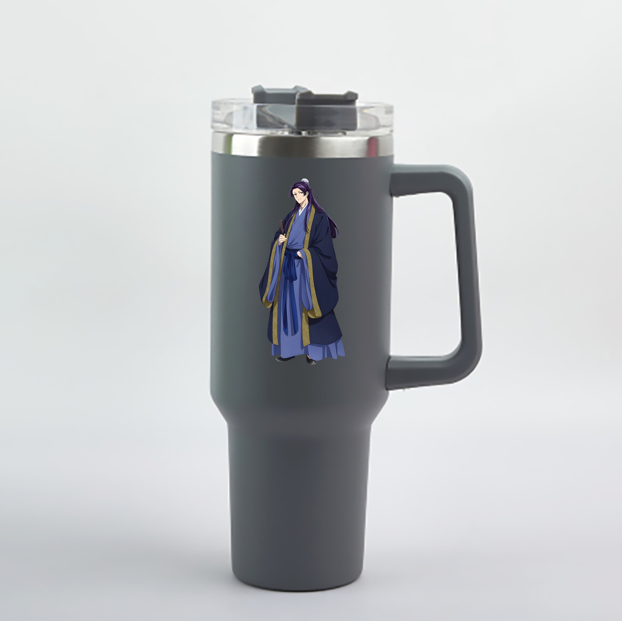 （画像用） 薬屋のひとりごと The Apothecary Diaries 1200mL車用タンブラー - クリスタルステッカー（プラスチックストロー付き）