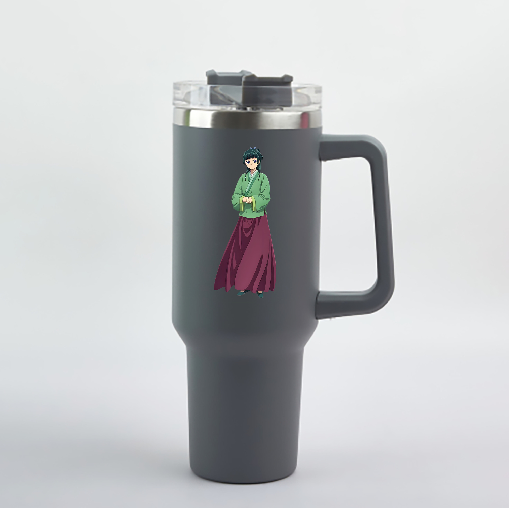 （画像用） 薬屋のひとりごと The Apothecary Diaries 1200mL車用タンブラー - クリスタルステッカー（プラスチックストロー付き）