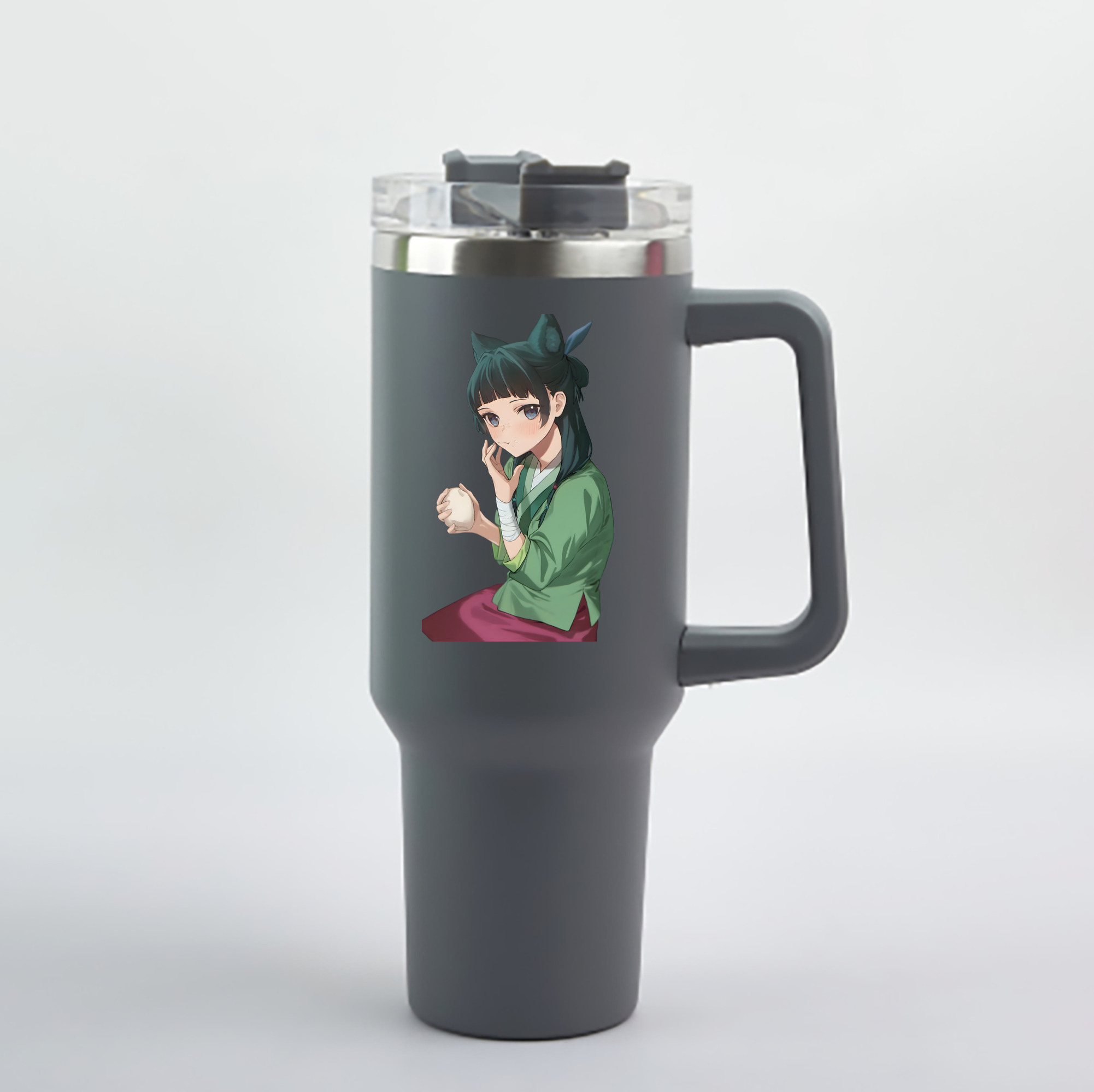 （画像用） 薬屋のひとりごと The Apothecary Diaries 1200mL車用タンブラー - クリスタルステッカー（プラスチックストロー付き）