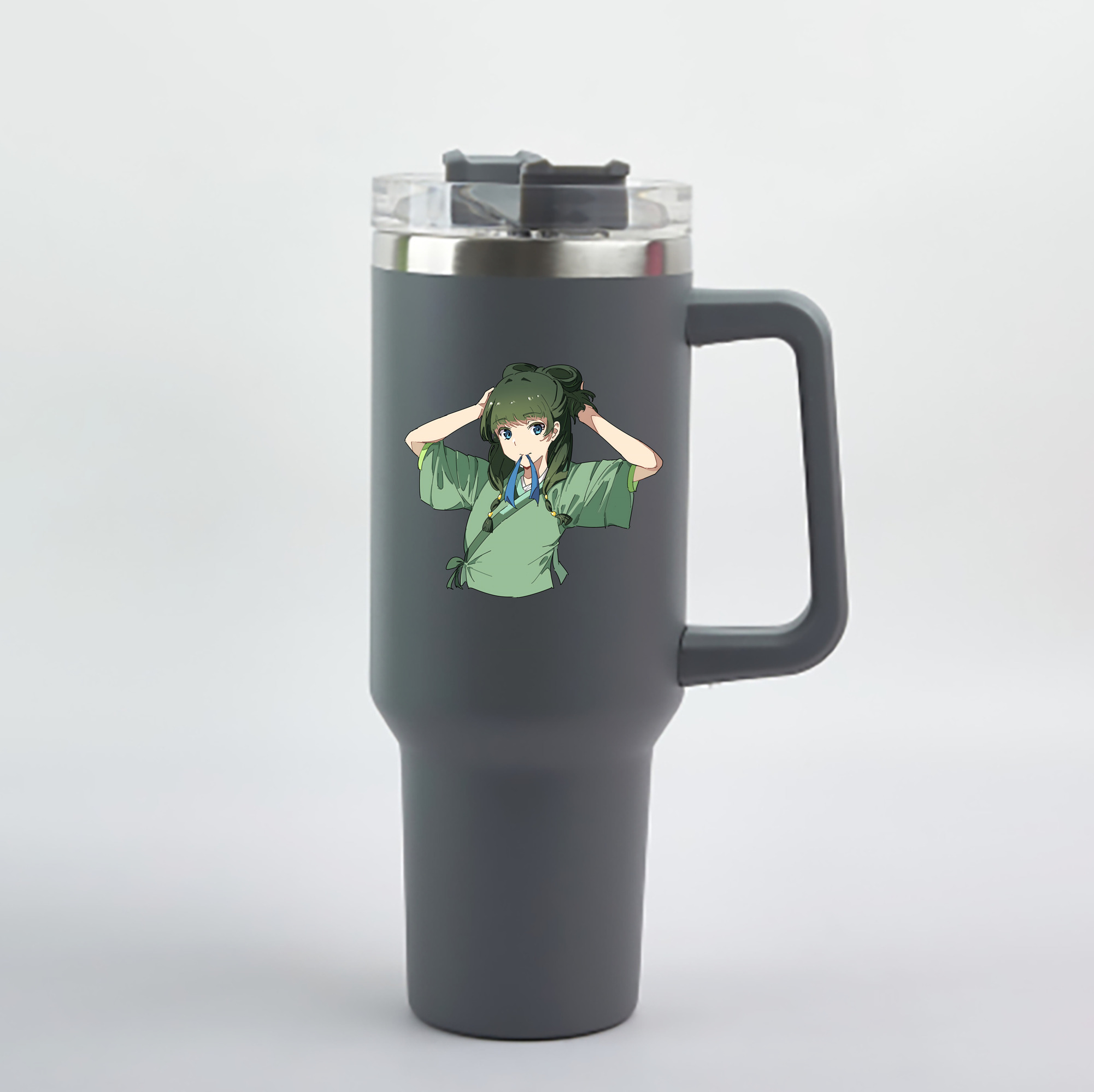 （画像用） 薬屋のひとりごと The Apothecary Diaries 1200mL車用タンブラー - クリスタルステッカー（プラスチックストロー付き）