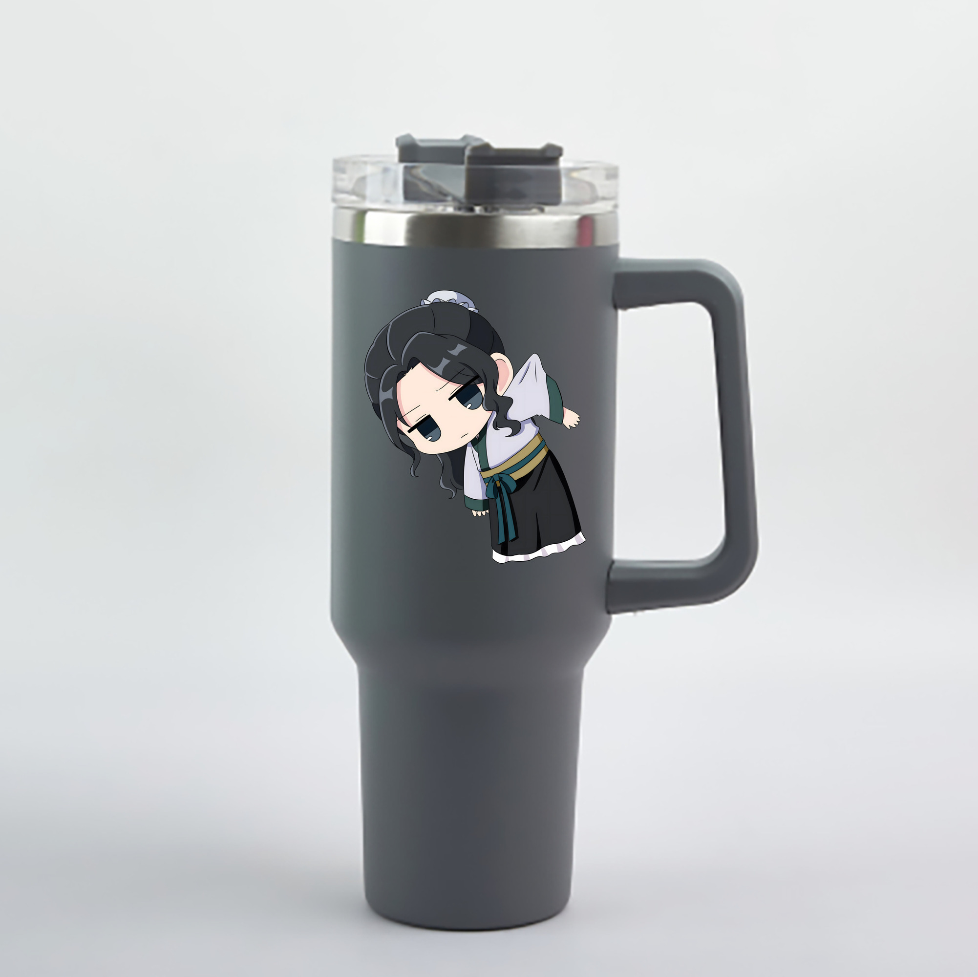 （画像用） 薬屋のひとりごと The Apothecary Diaries 1200mL車用タンブラー - クリスタルステッカー（プラスチックストロー付き）