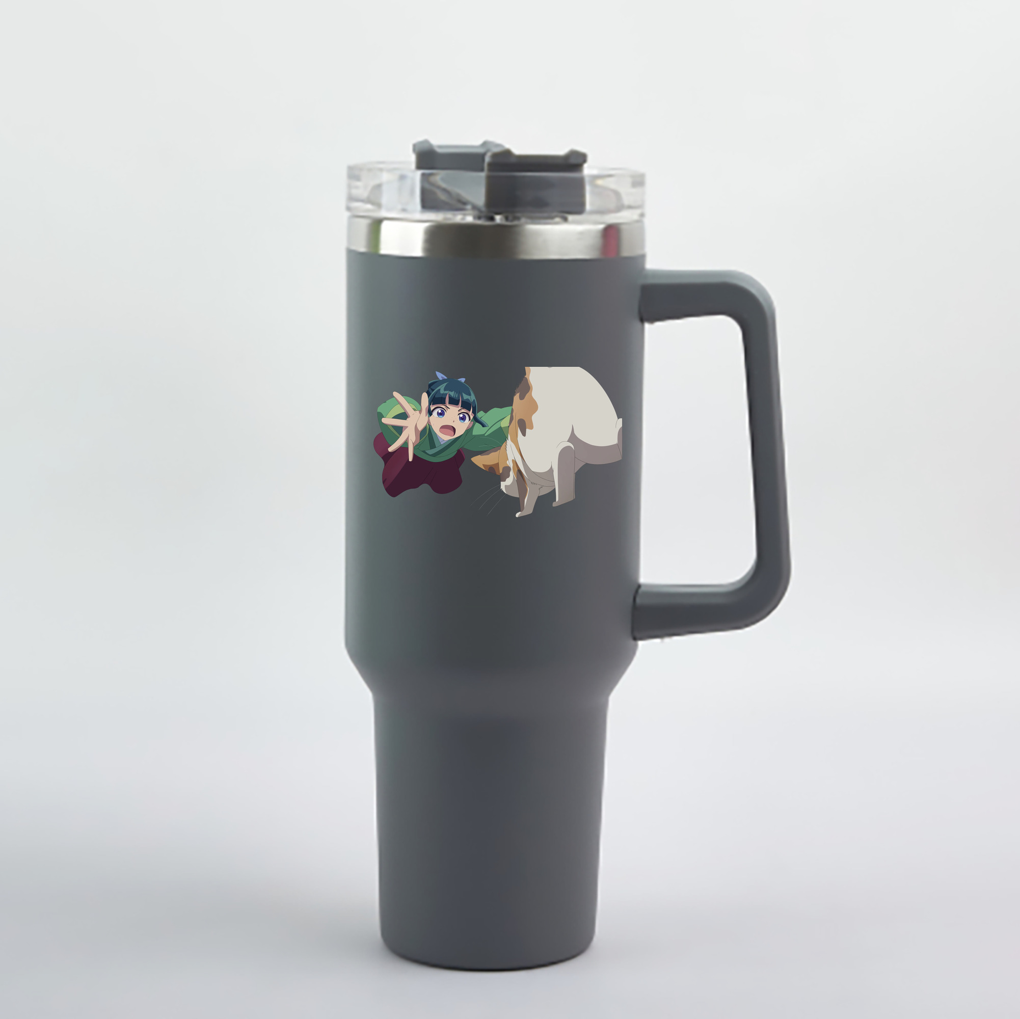 （画像用） 薬屋のひとりごと The Apothecary Diaries 1200mL車用タンブラー - クリスタルステッカー（プラスチックストロー付き）