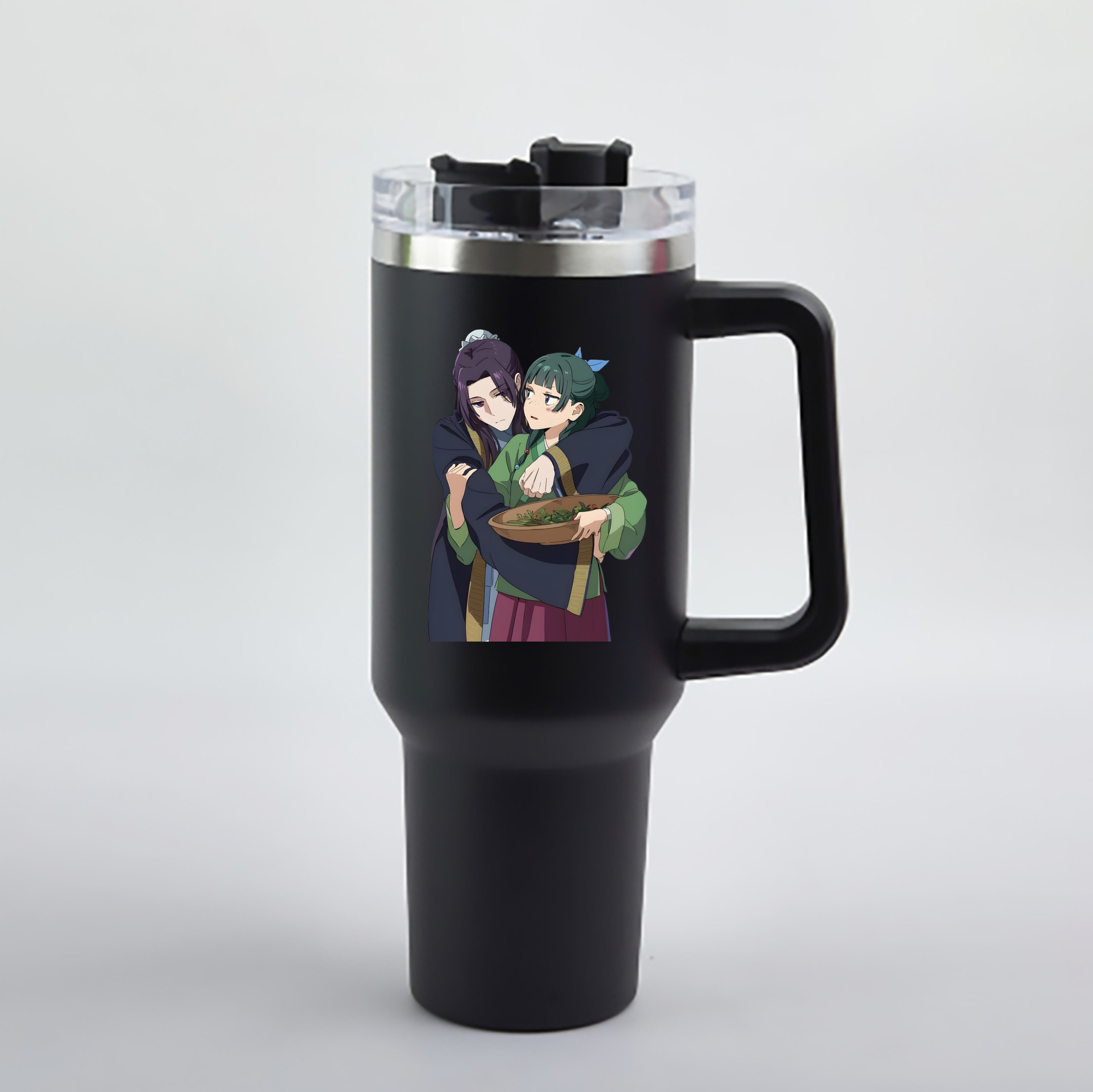 （画像用） 薬屋のひとりごと The Apothecary Diaries 1200mL車用タンブラー - クリスタルステッカー（プラスチックストロー付き）