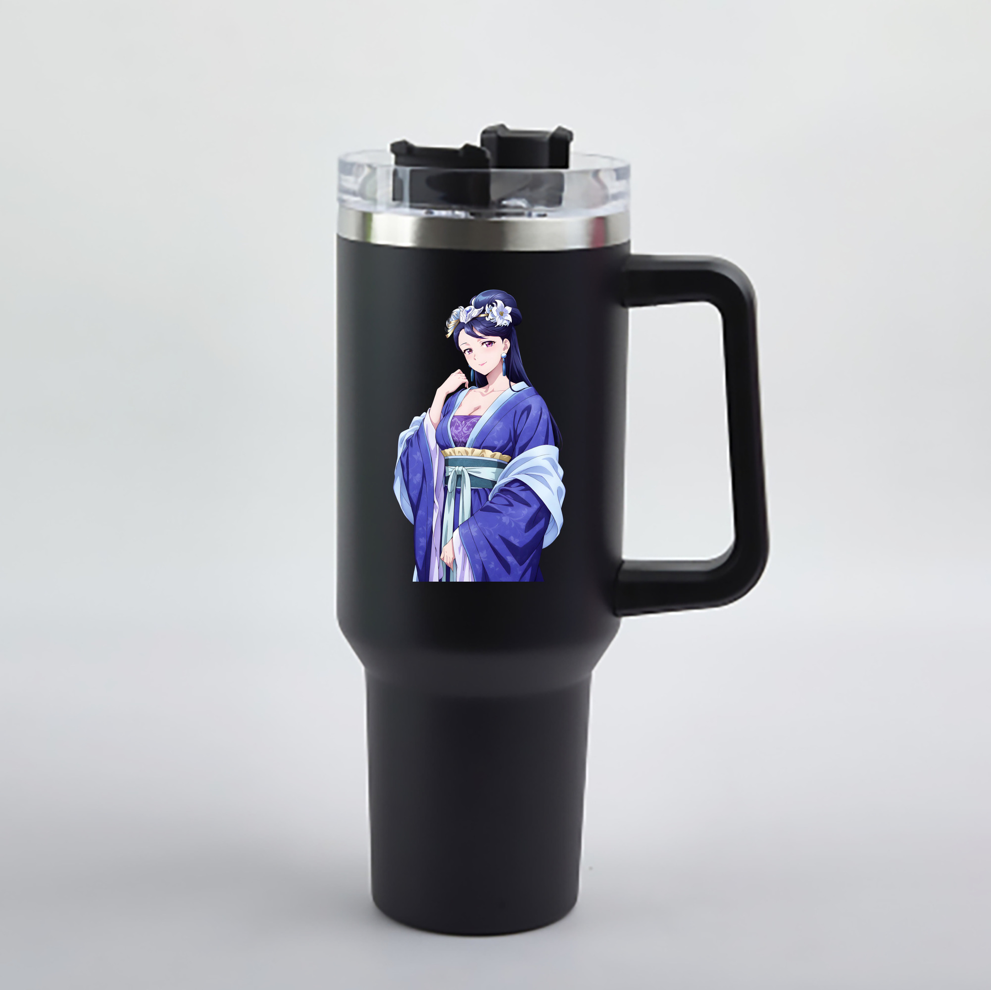 （画像用） 薬屋のひとりごと The Apothecary Diaries 1200mL車用タンブラー - クリスタルステッカー（プラスチックストロー付き）